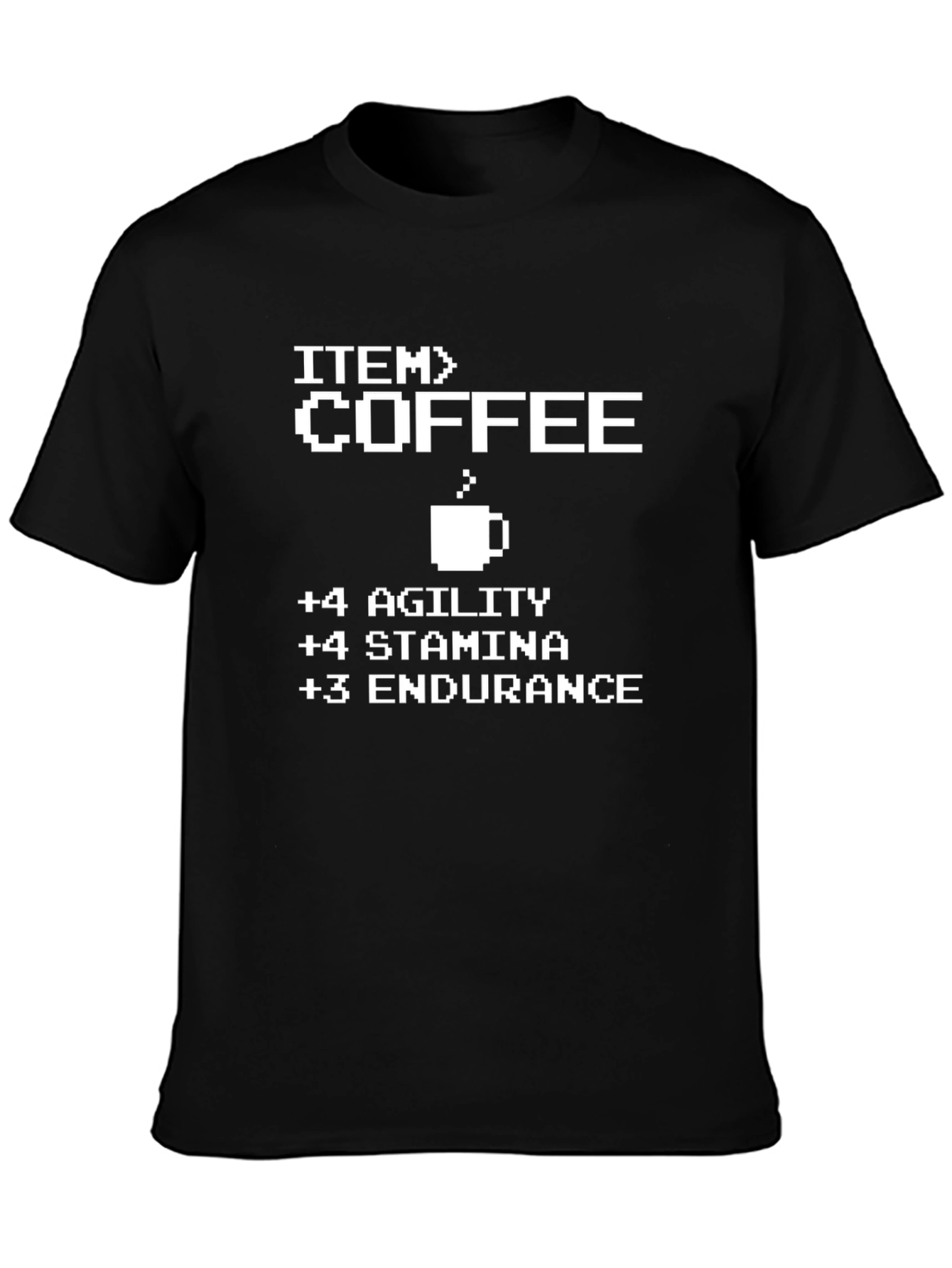 Coffee Gamer T-Shirt Agility Stamina Endurance