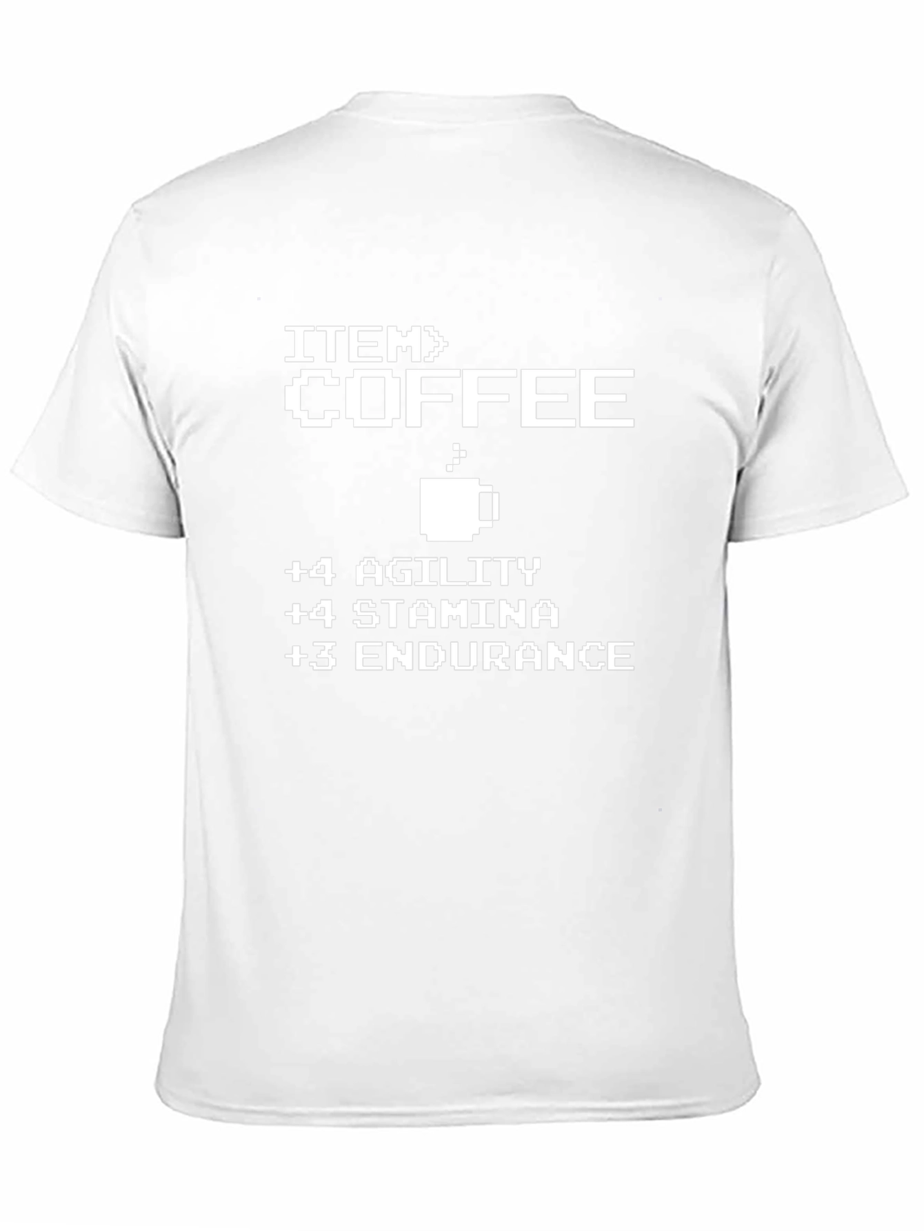 Coffee Gamer T-Shirt Agility Stamina Endurance