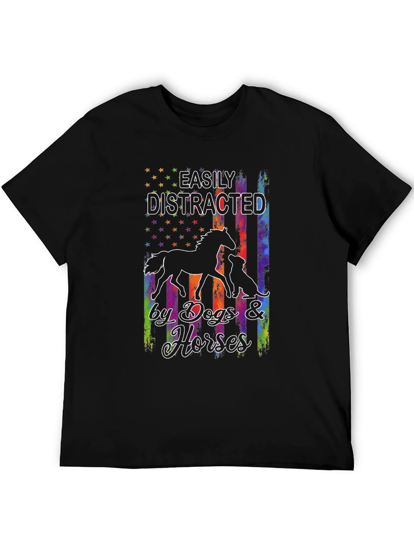 Easily Distracted Dog & Horse T-Shirt