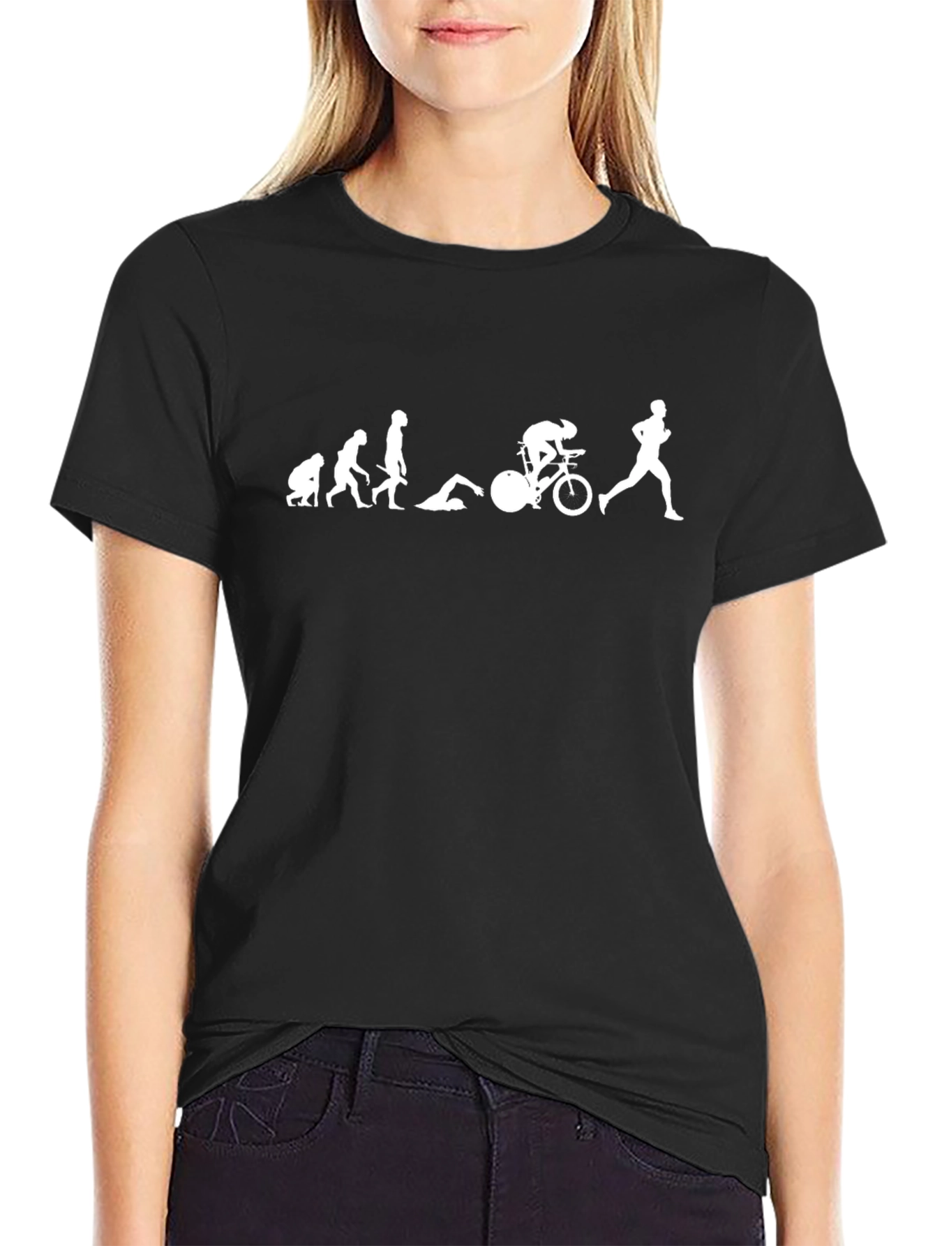Triathlon Evolution Black T-Shirt
