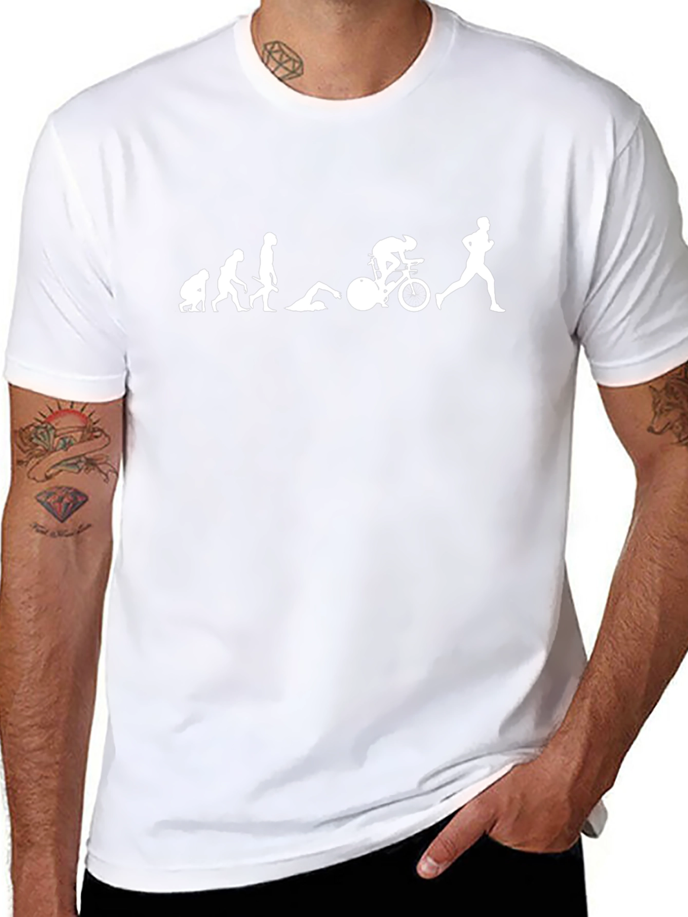 Triathlon Evolution Black T-Shirt