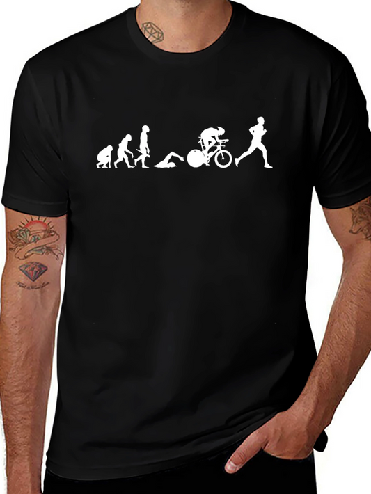 Triathlon Evolution Black T-Shirt