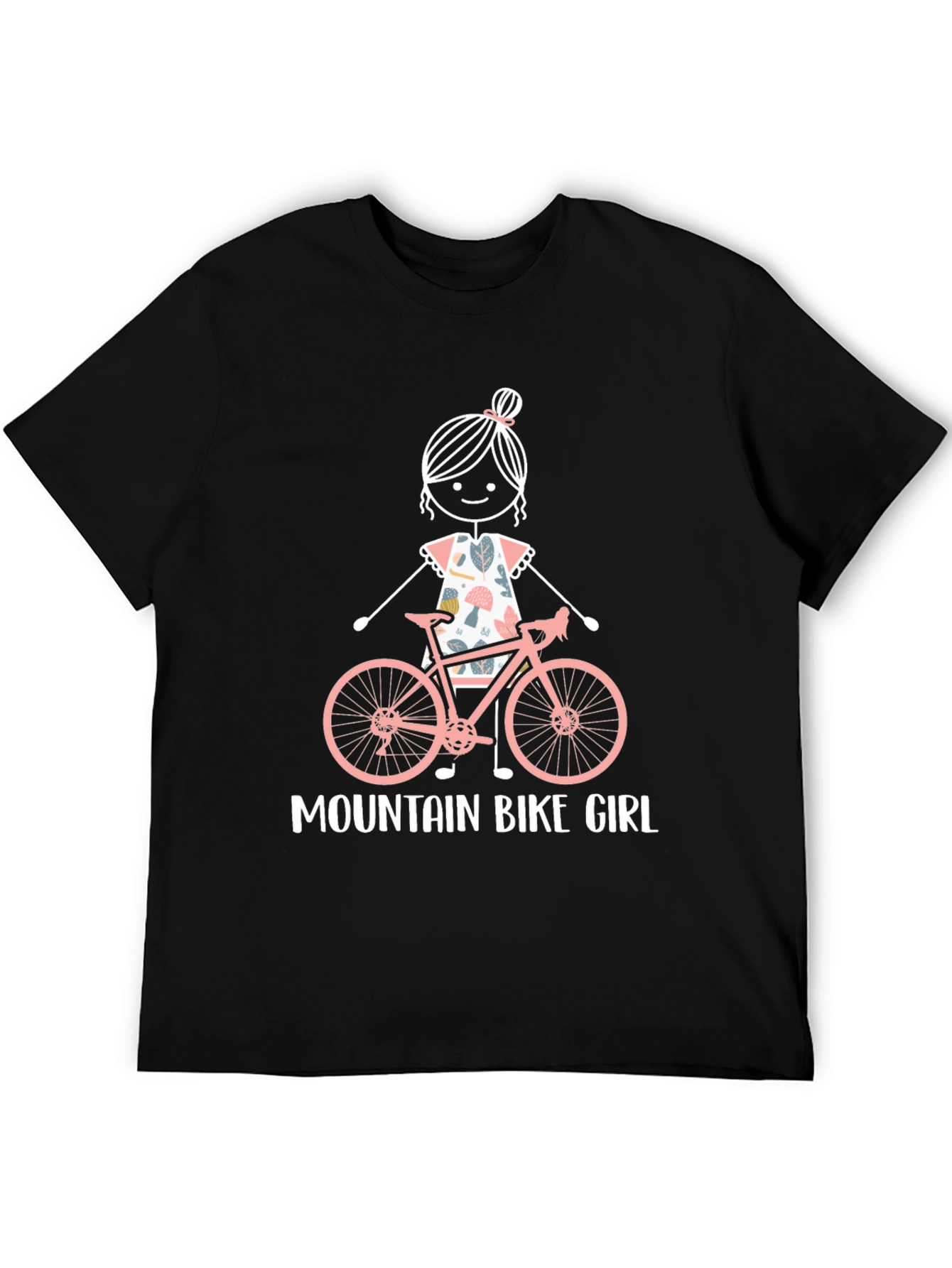 Mountain Bike Girl Graphic Tee