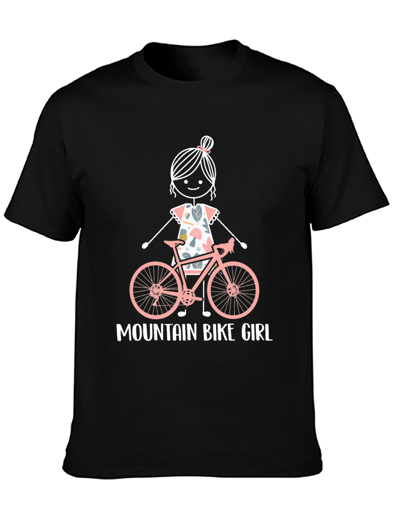Mountain Bike Girl Graphic Tee