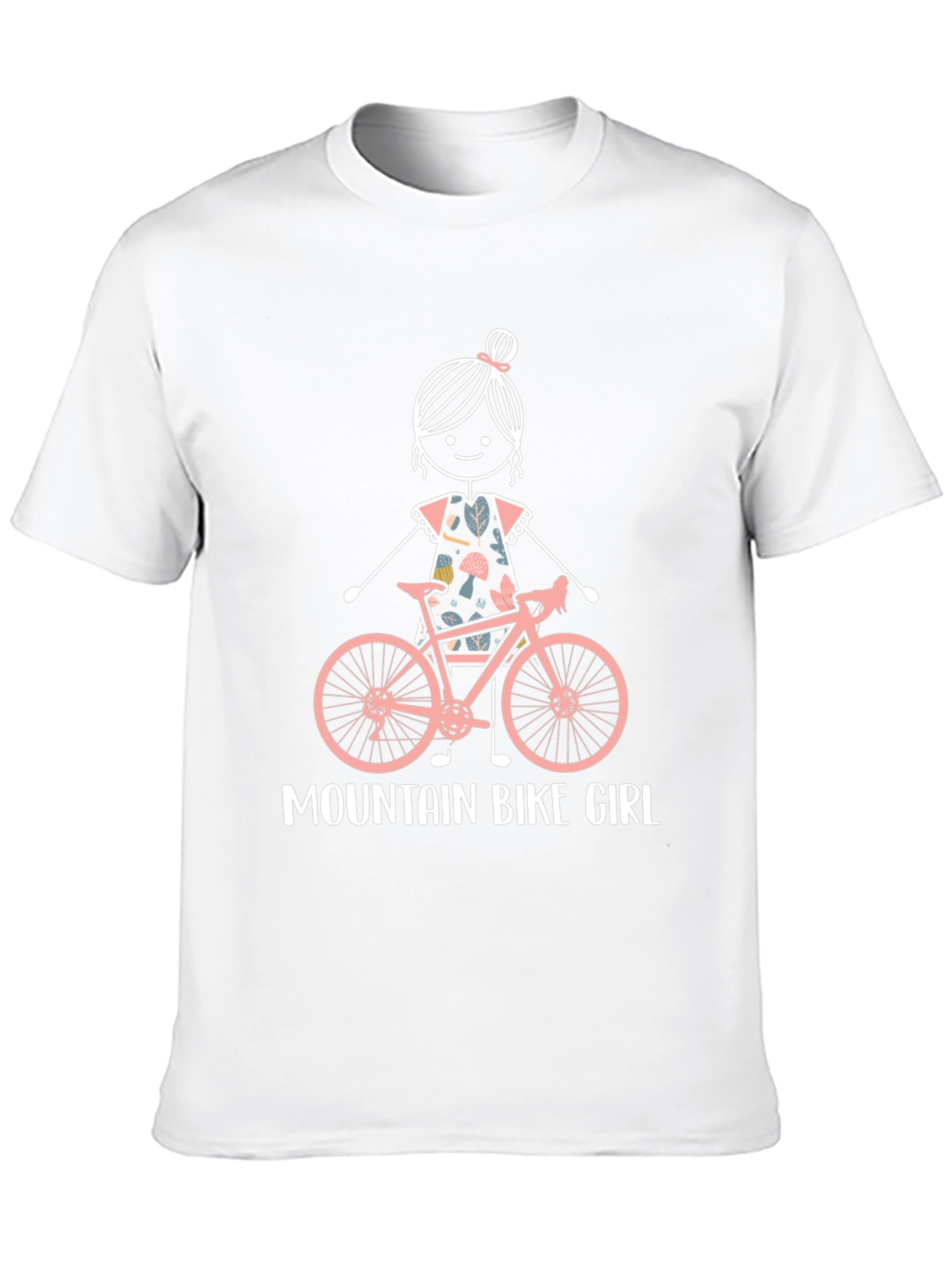 Mountain Bike Girl Graphic Tee