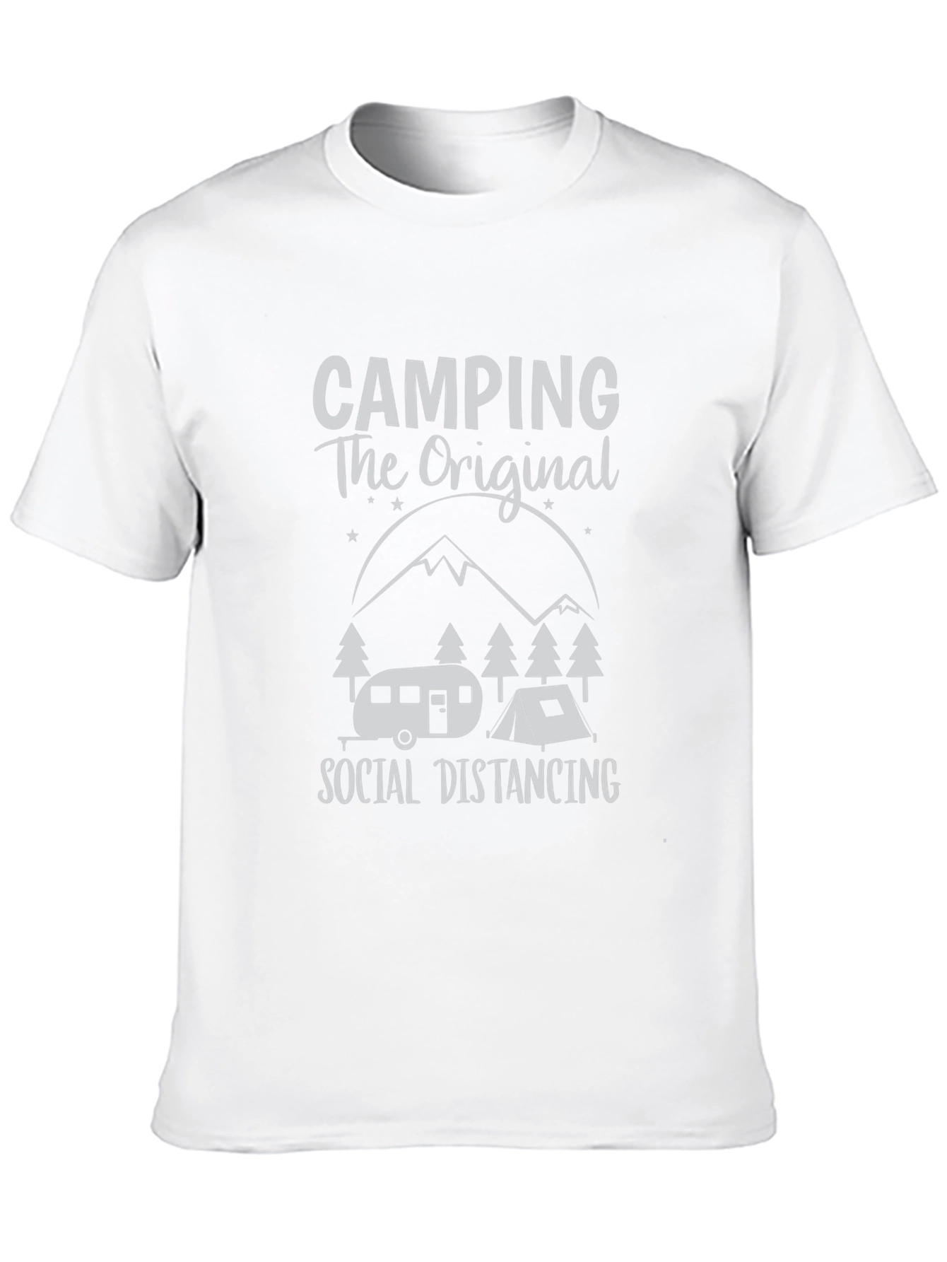 Camping The Original Social Distancing T-Shirt