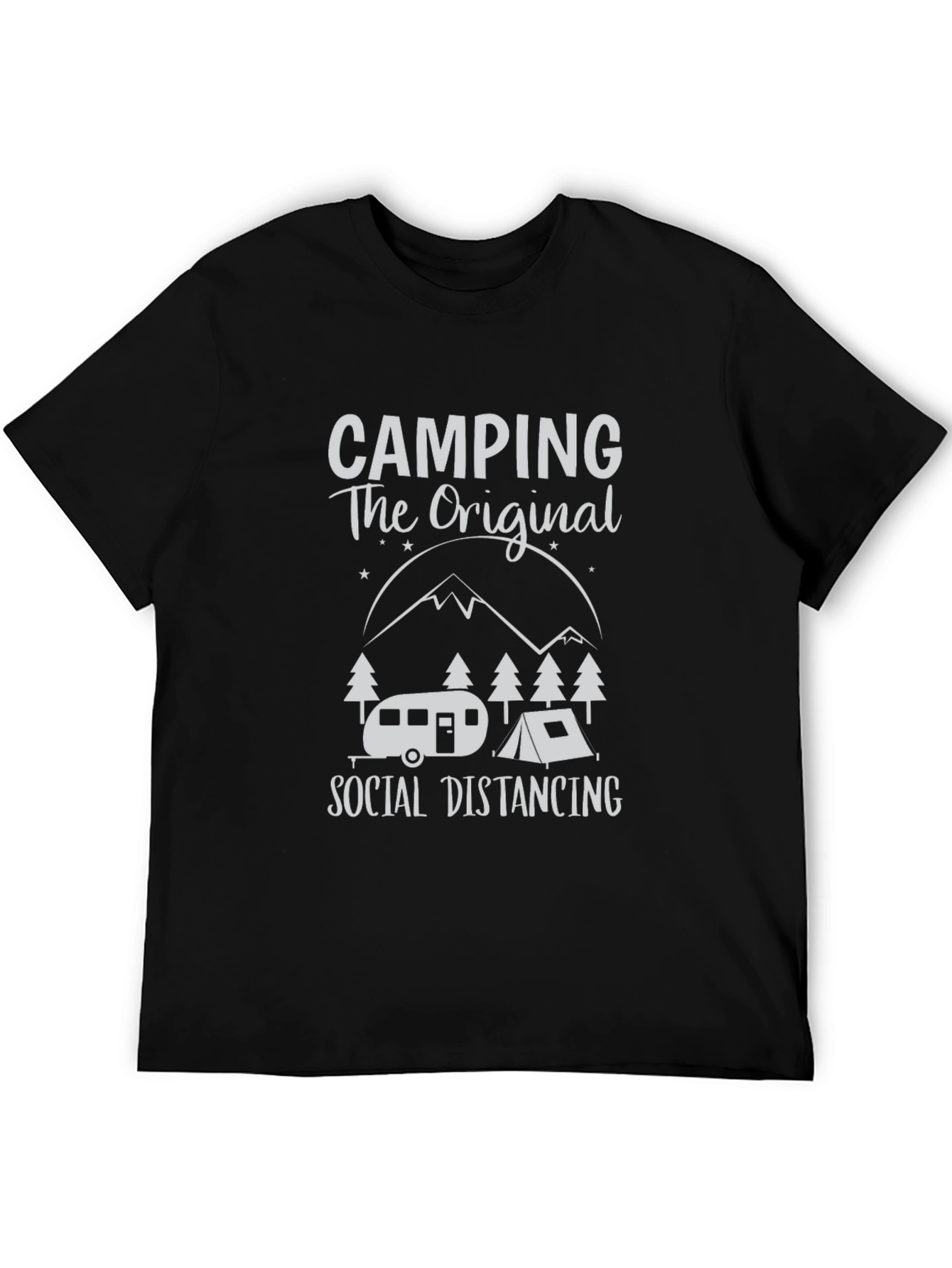 Camping The Original Social Distancing T-Shirt