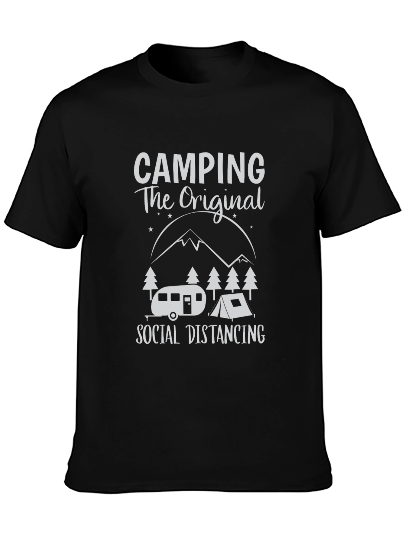Camping The Original Social Distancing T-Shirt