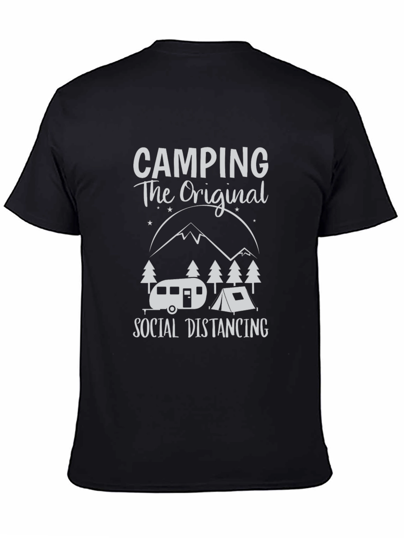 Camping The Original Social Distancing T-Shirt
