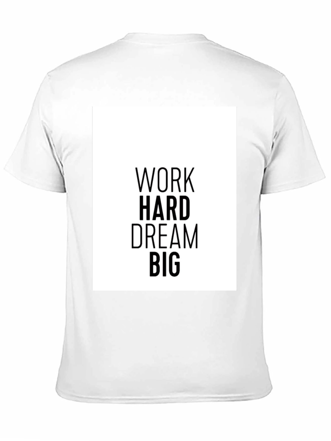 Work Hard Dream Big Graphic T-Shirt
