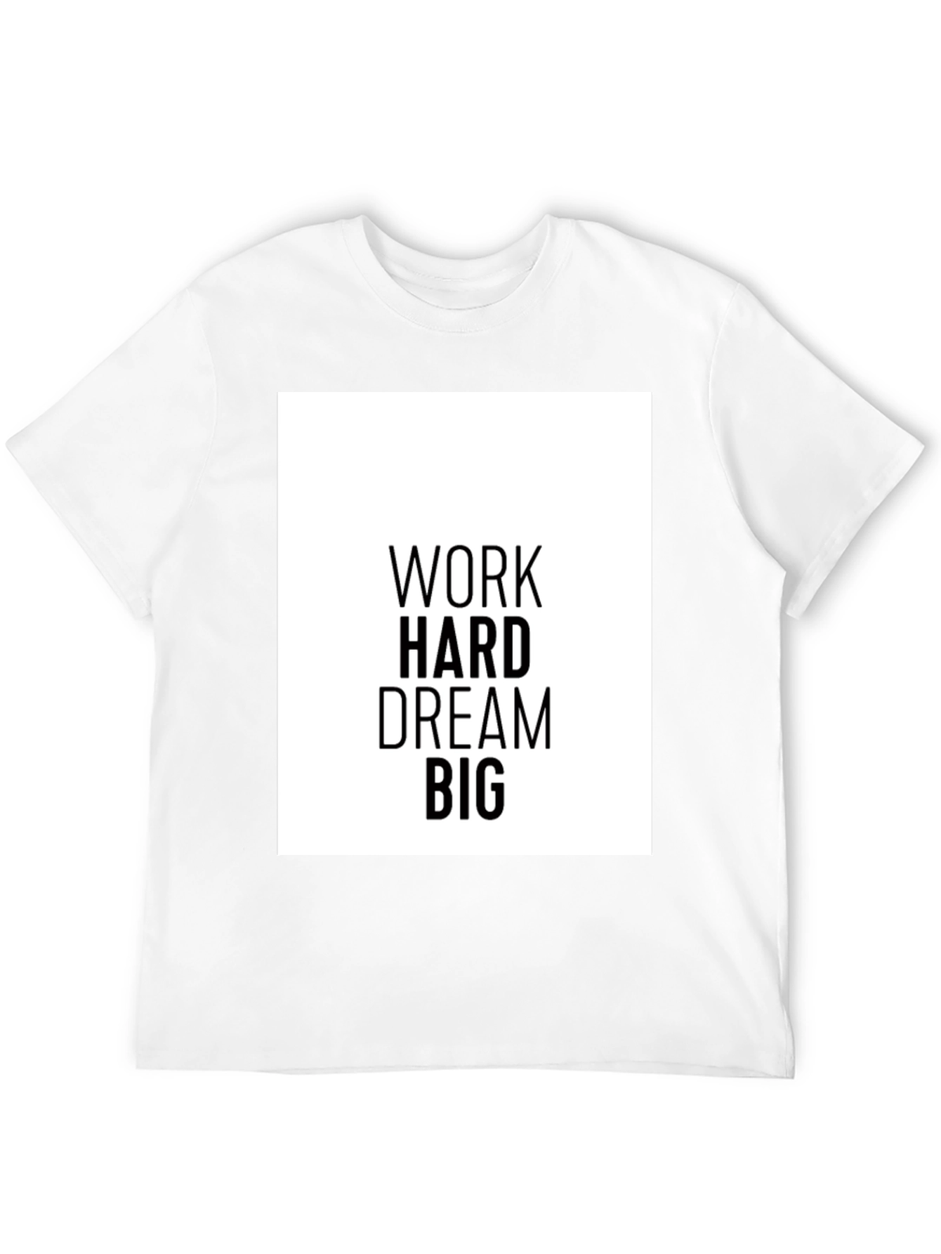 Work Hard Dream Big Graphic T-Shirt