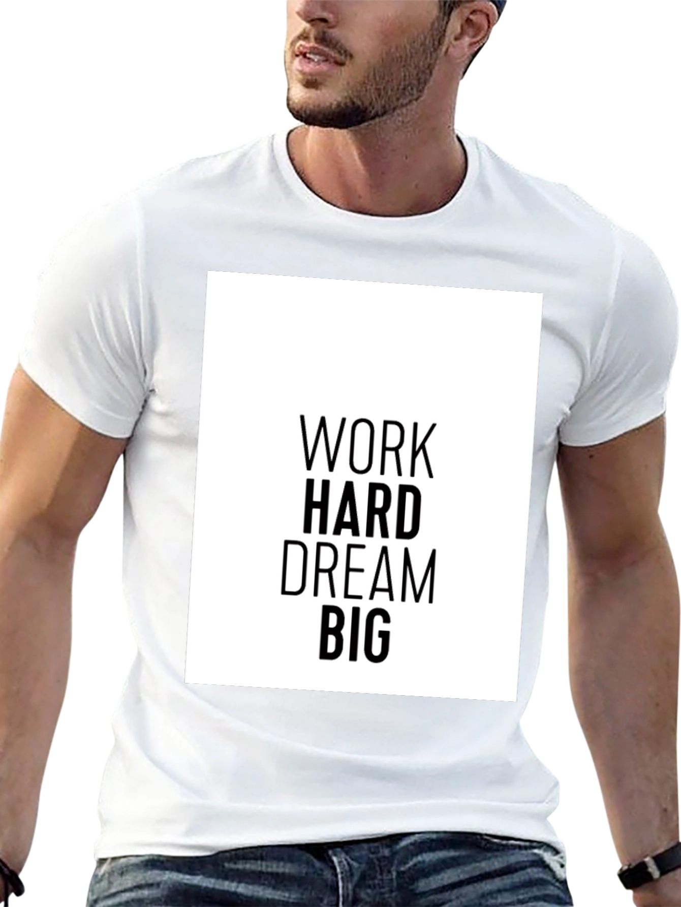 Work Hard Dream Big Graphic T-Shirt