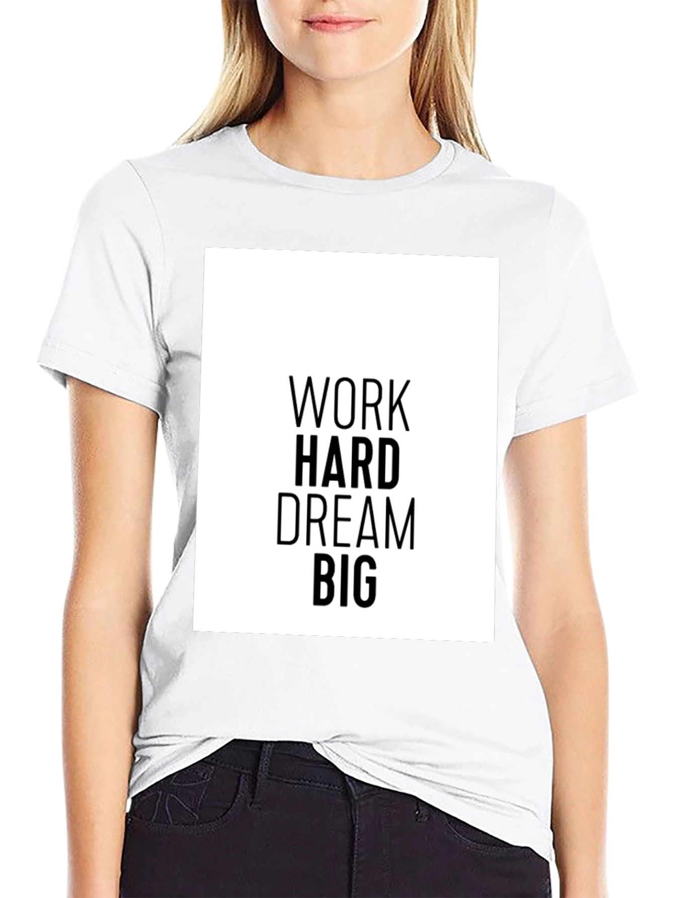 Work Hard Dream Big Graphic T-Shirt