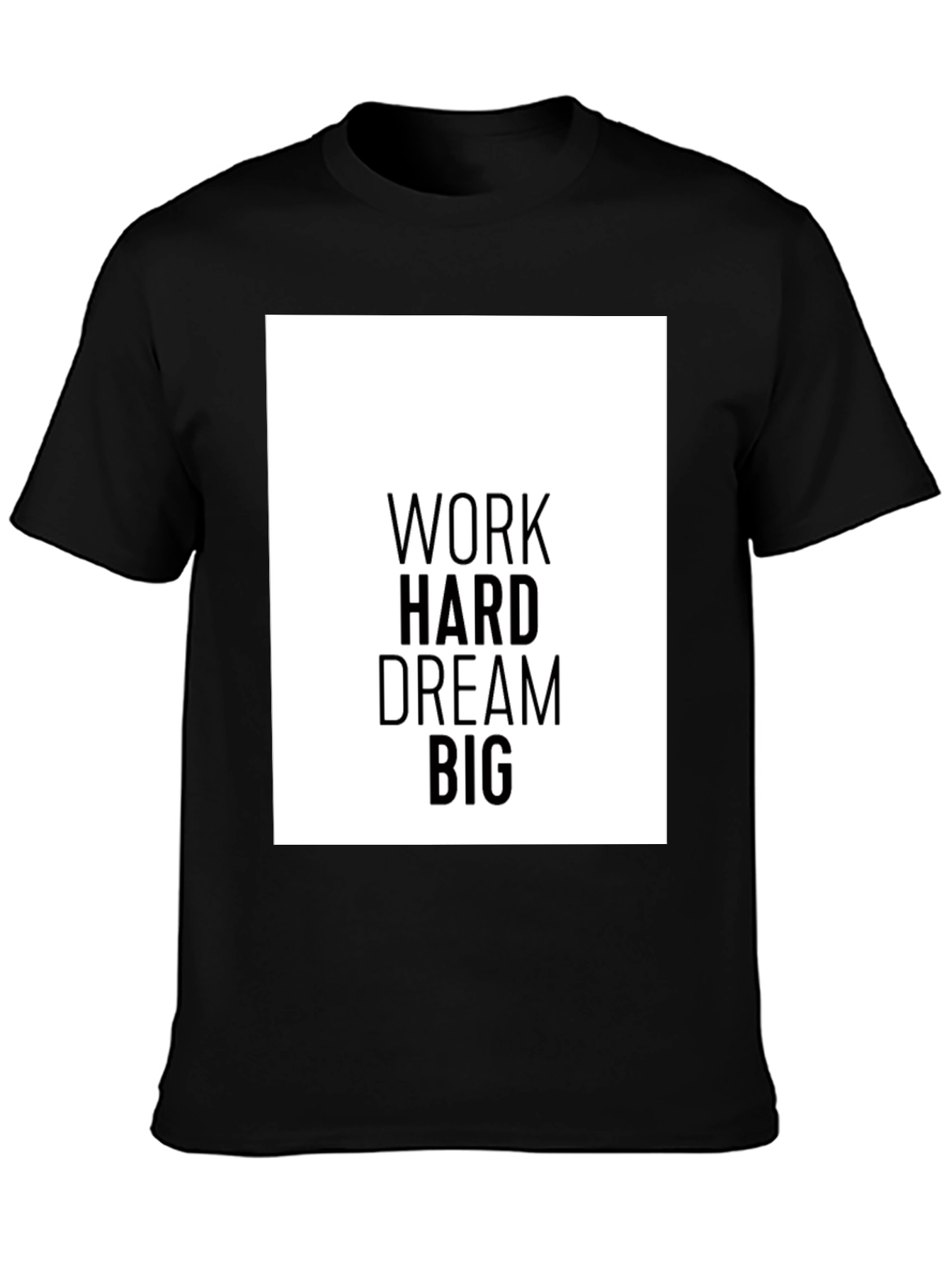 Work Hard Dream Big Graphic T-Shirt