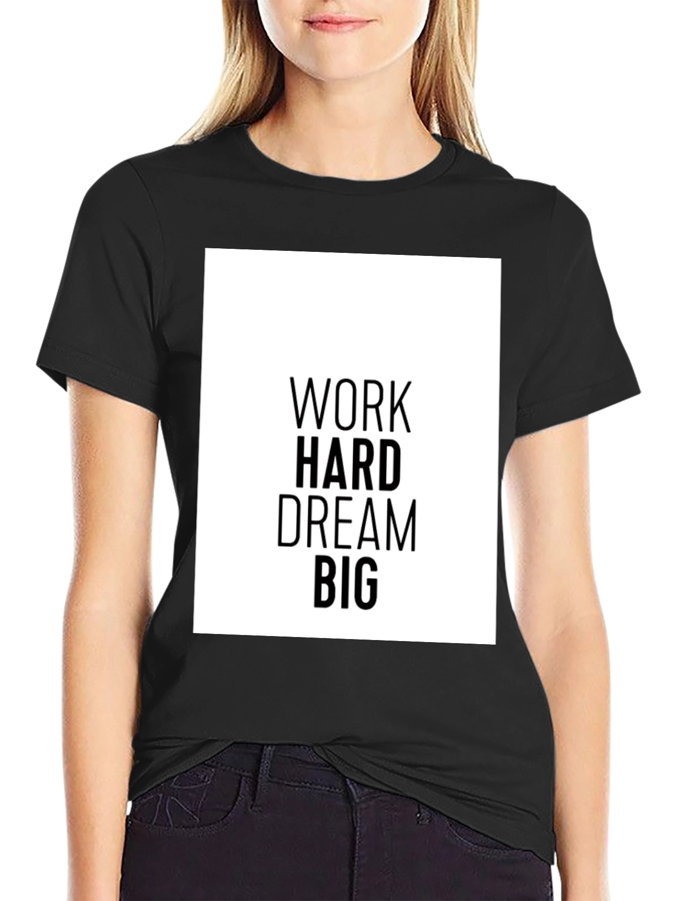 Work Hard Dream Big Graphic T-Shirt
