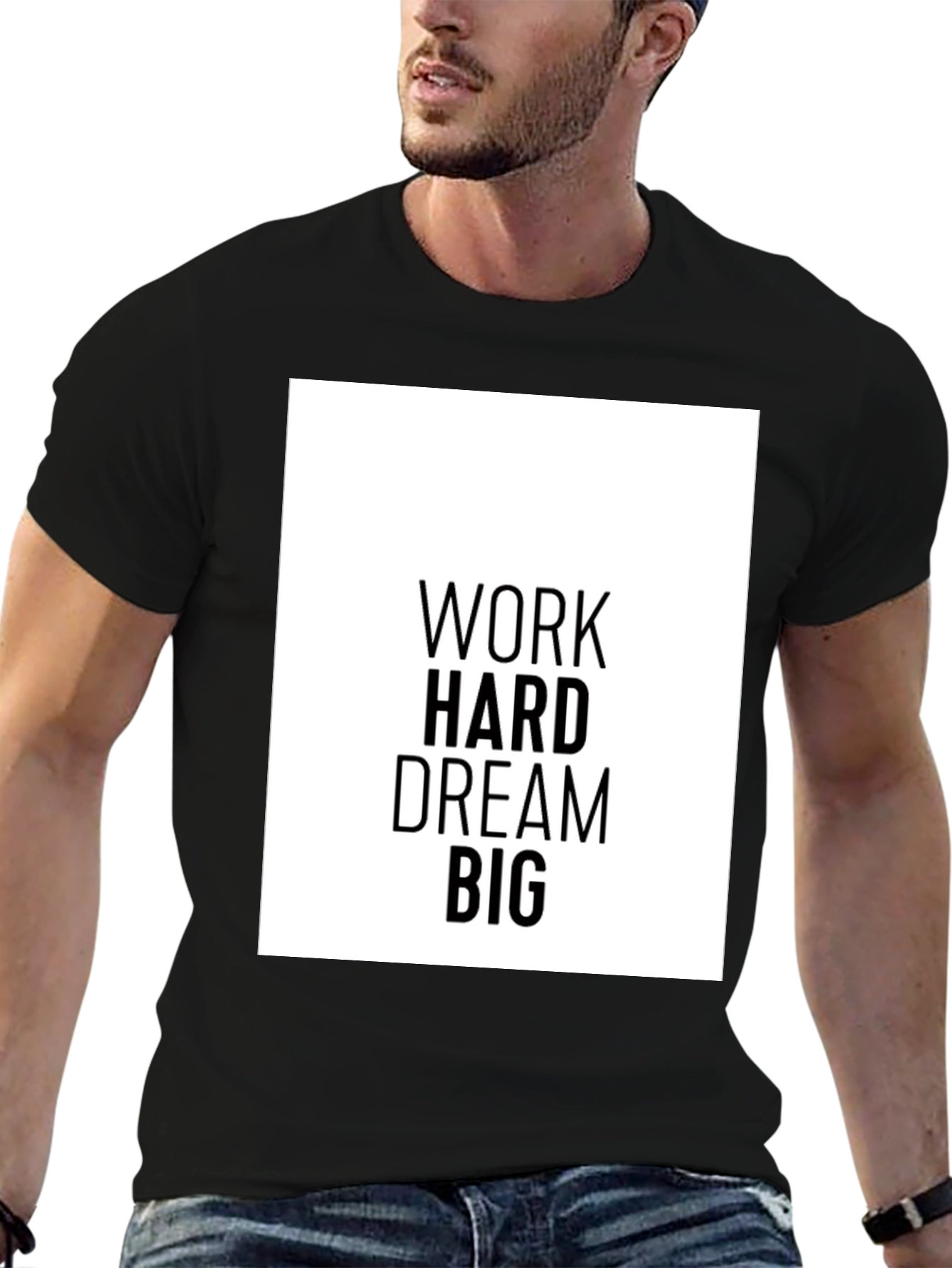 Work Hard Dream Big Graphic T-Shirt
