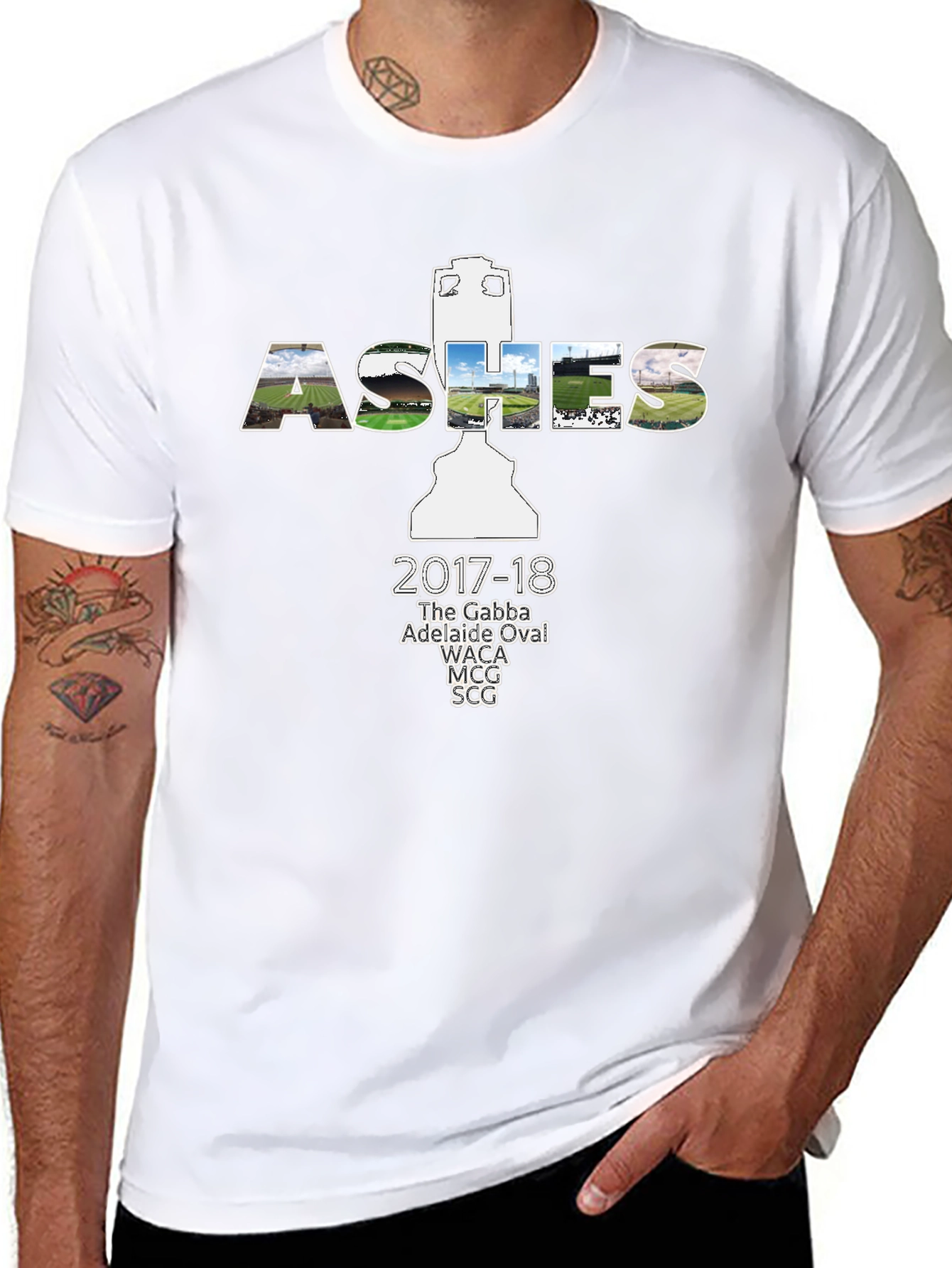 Ashes 2017-18 Cricket T-Shirt - Australia Tour