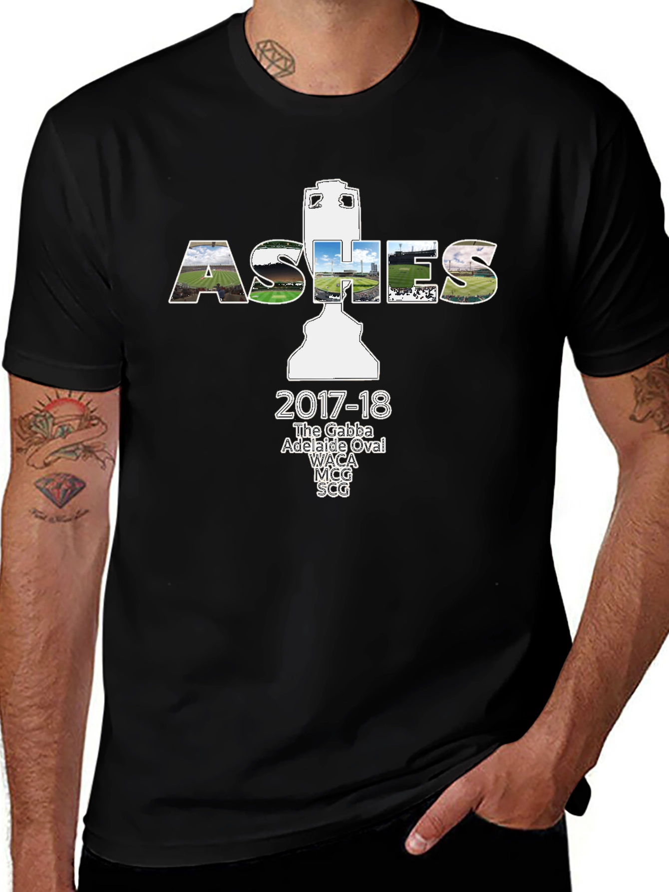 Ashes 2017-18 Cricket T-Shirt - Australia Tour