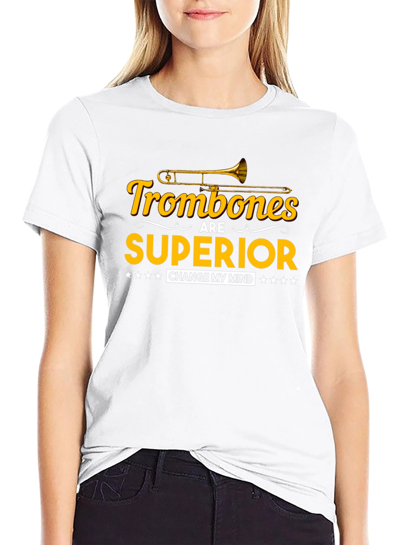 Trombones Are Superior Funny Musician T-Shirt