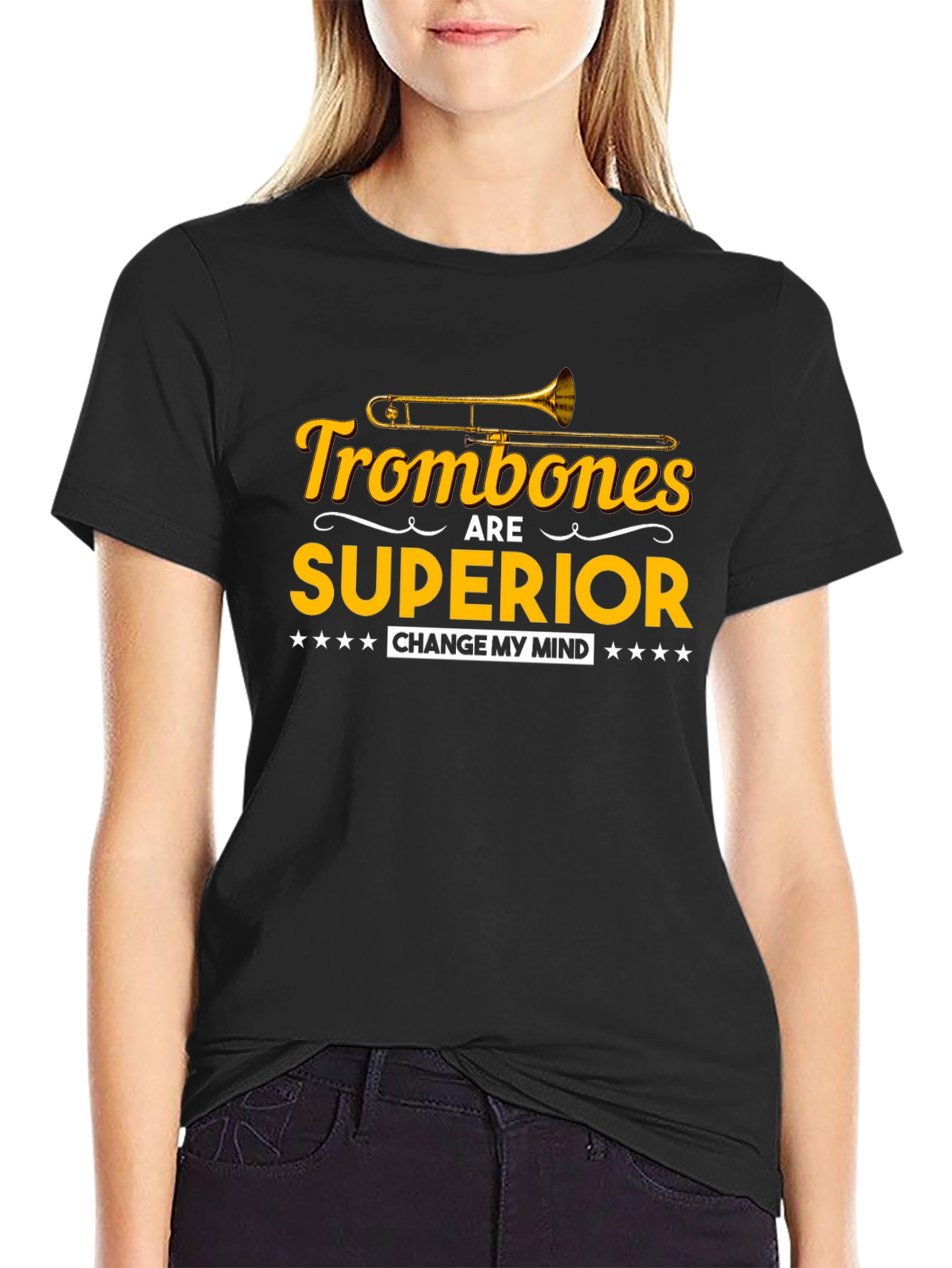 Trombones Are Superior Funny Musician T-Shirt