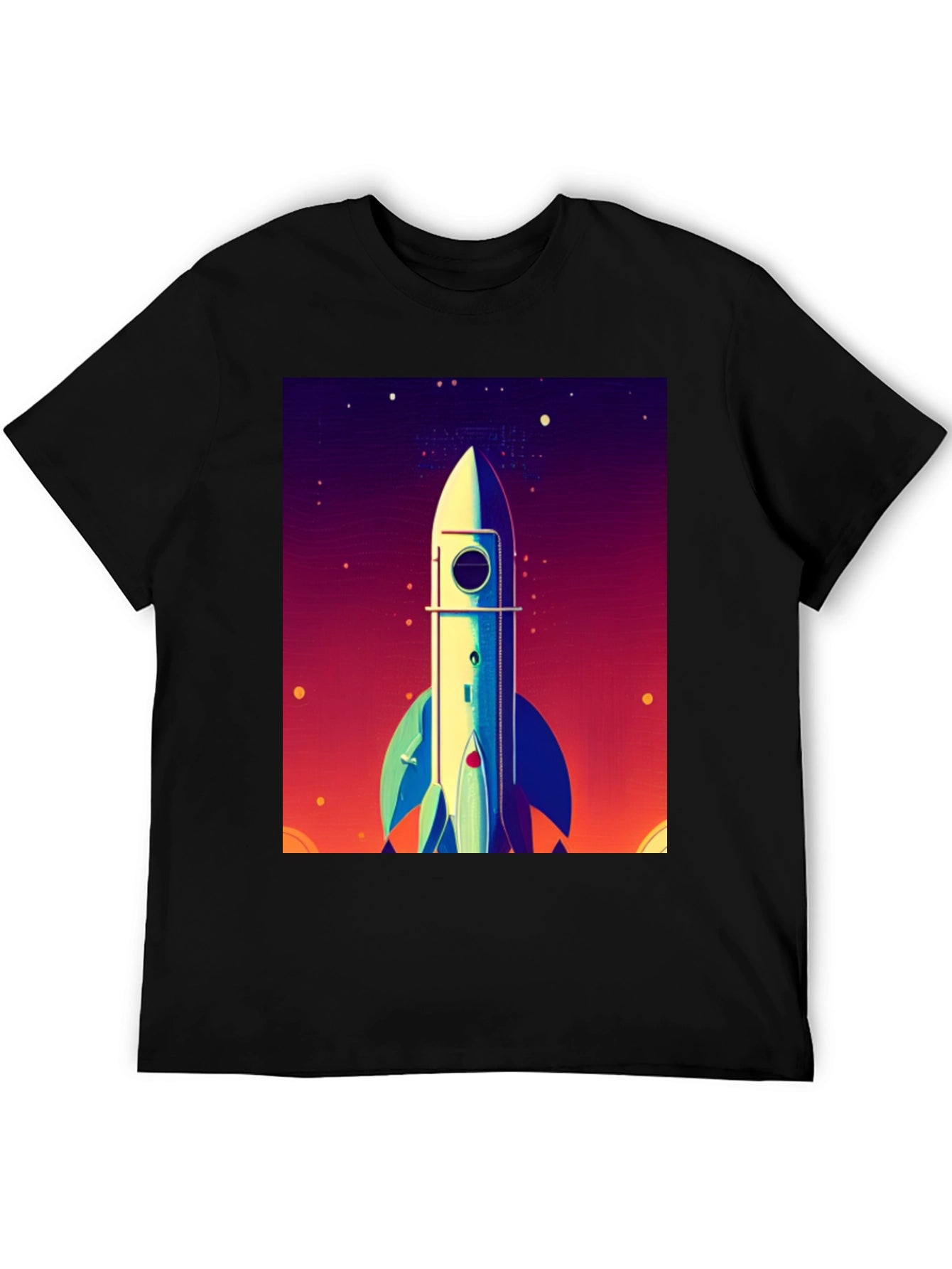 Rocket Launch Graphic Tee - Space Adventure Shirt