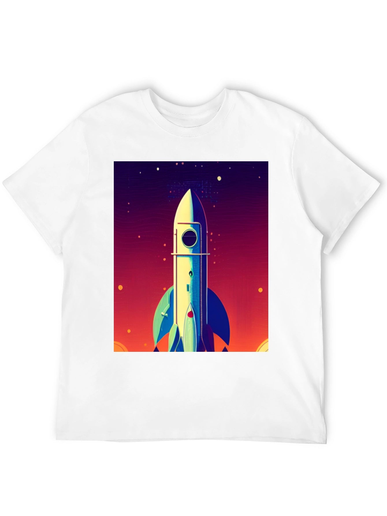 Rocket Launch Graphic Tee - Space Adventure Shirt