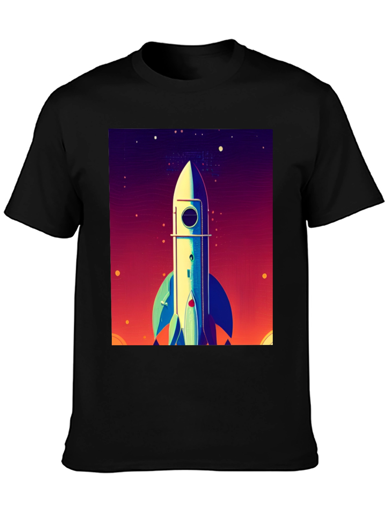 Rocket Launch Graphic Tee - Space Adventure Shirt