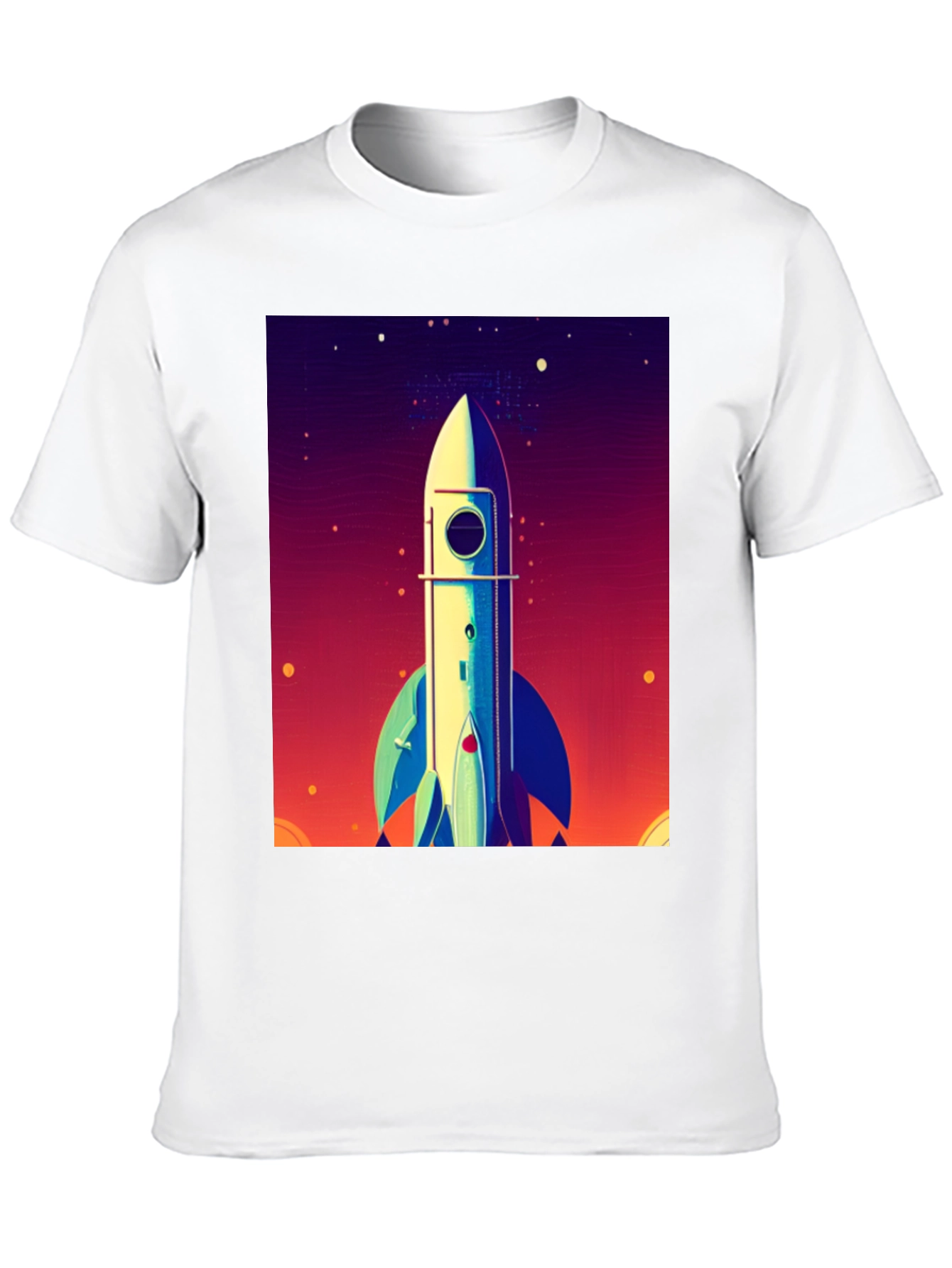 Rocket Launch Graphic Tee - Space Adventure Shirt