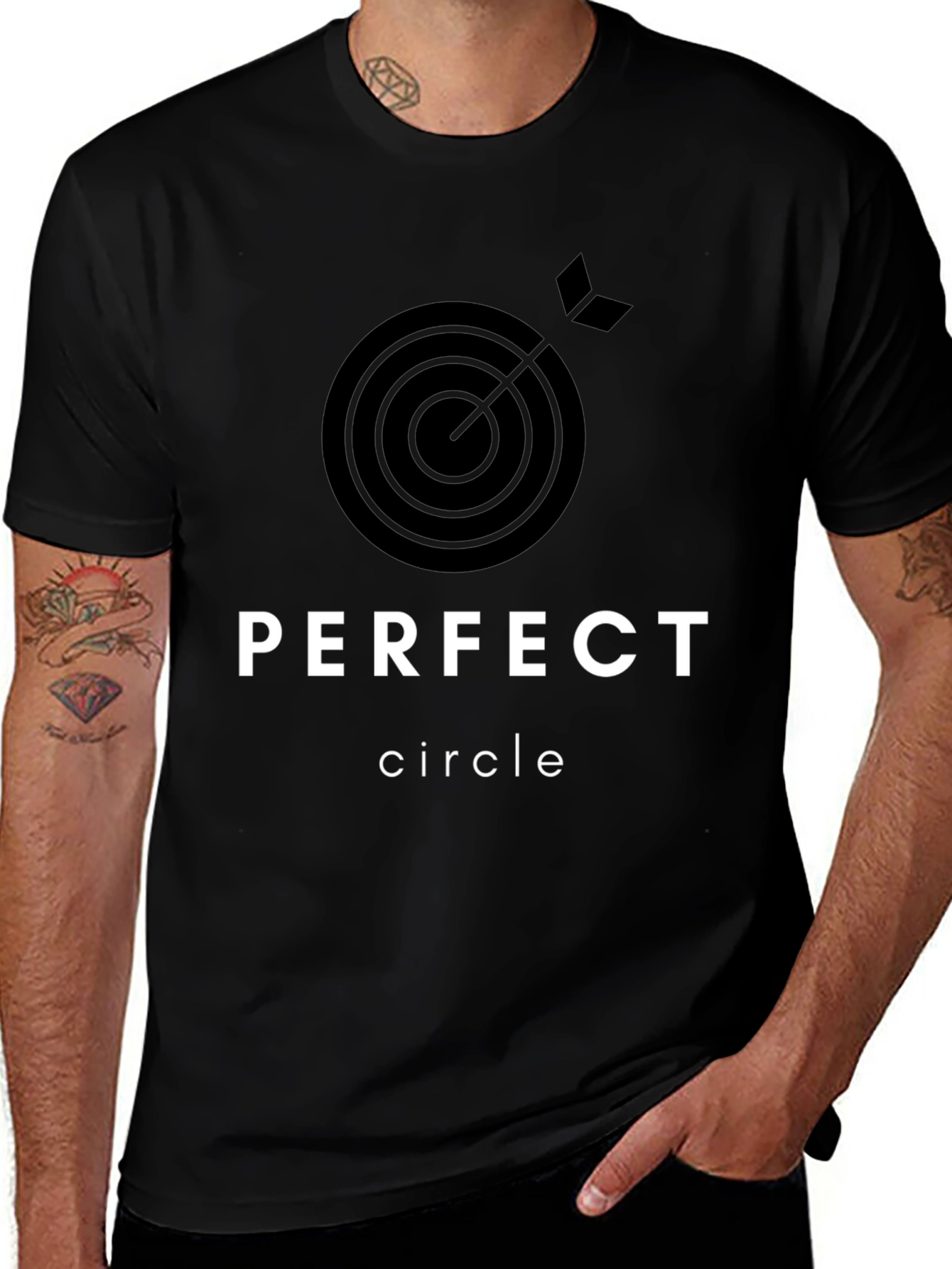 Perfect Circle Graphic Tee - Stylish Band T-Shirt