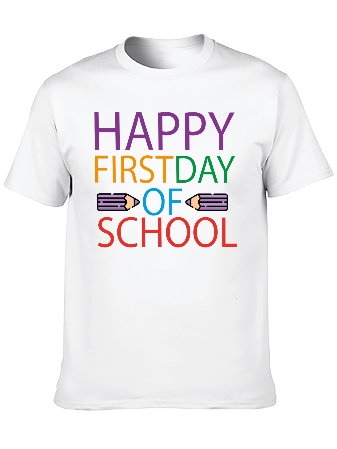 Happy First Day of School Graphic T-Shirt