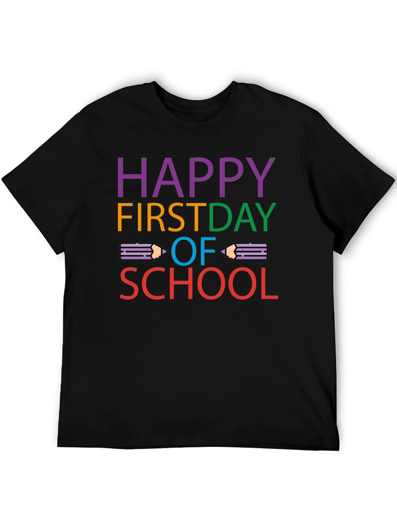 Happy First Day of School Graphic T-Shirt