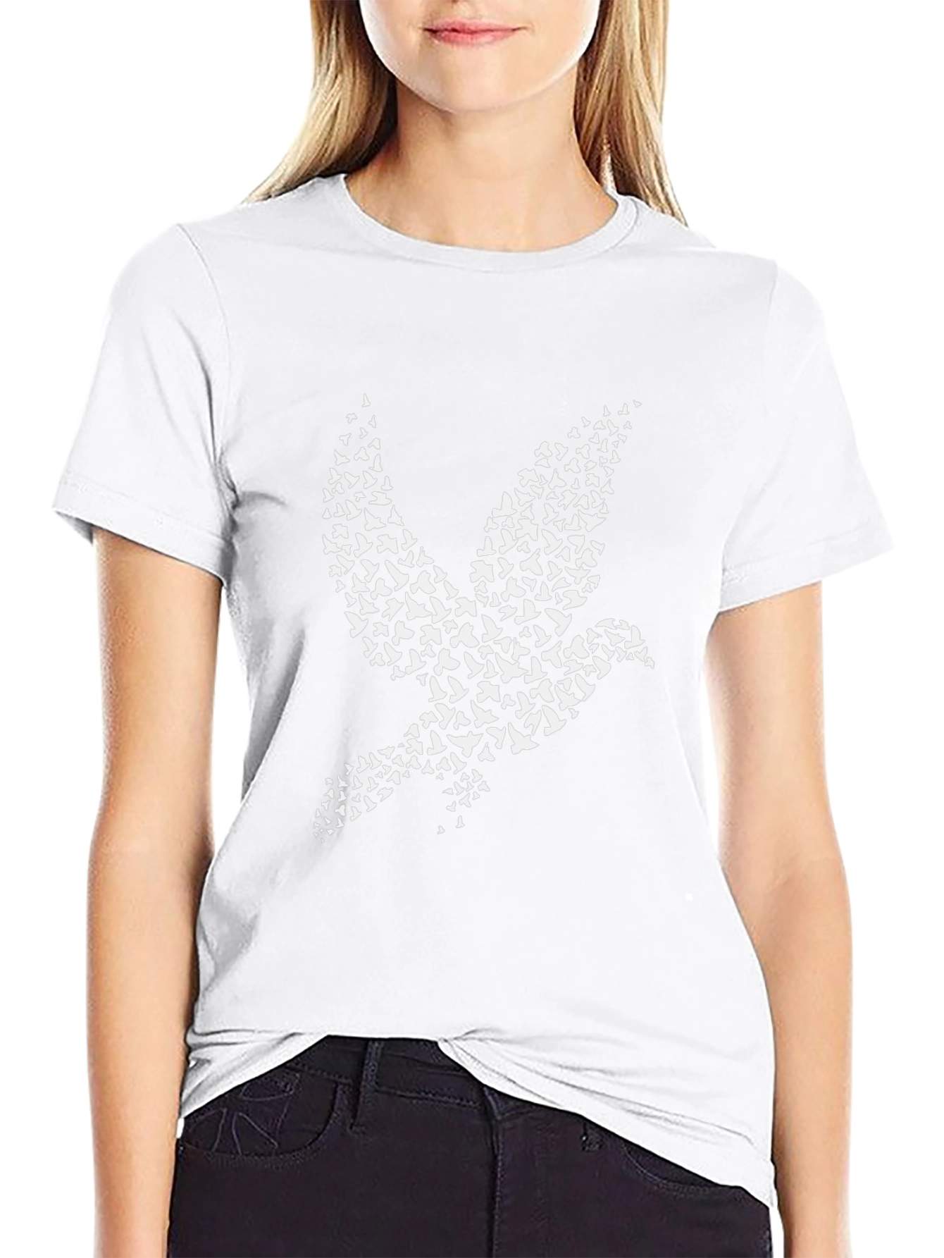 Dove Bird T-Shirt - Artistic Graphic Tee