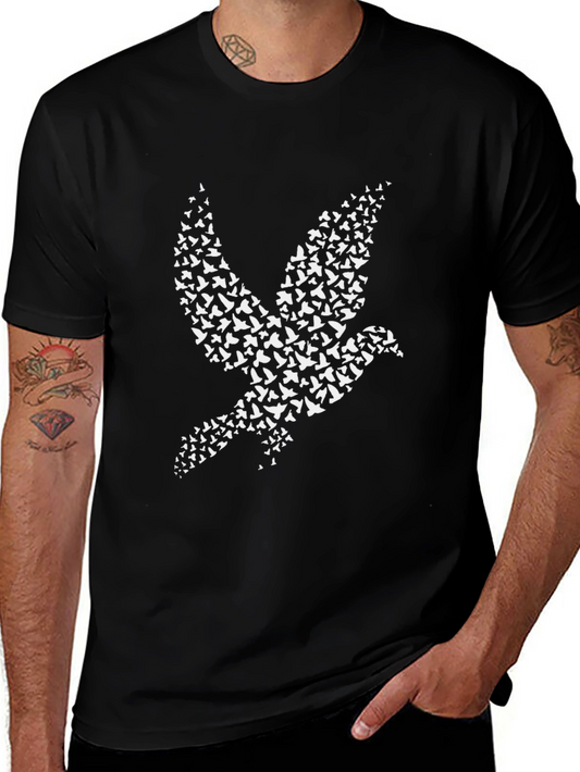 Dove Bird T-Shirt - Artistic Graphic Tee