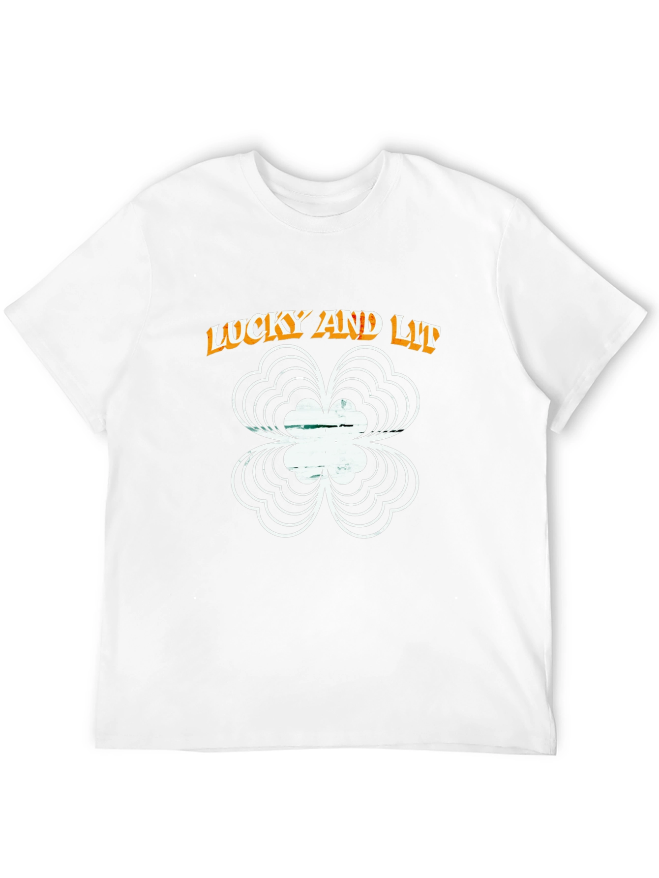 Lucky and Lit Clover Graphic Tee