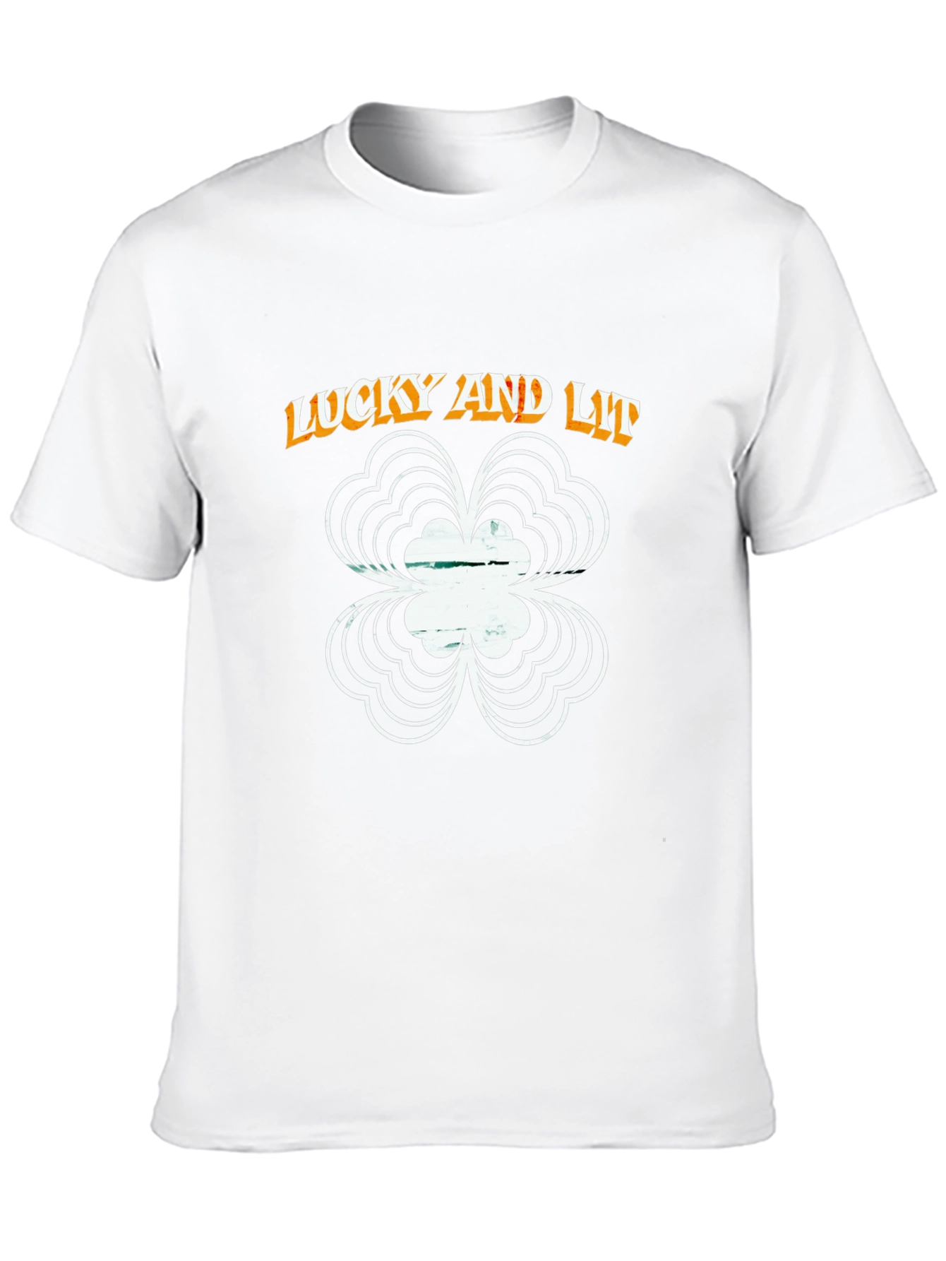 Lucky and Lit Clover Graphic Tee