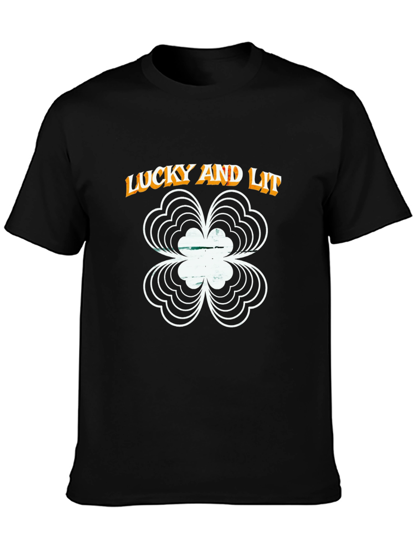 Lucky and Lit Clover Graphic Tee