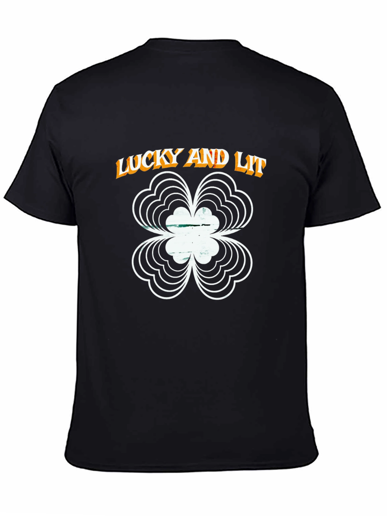 Lucky and Lit Clover Graphic Tee
