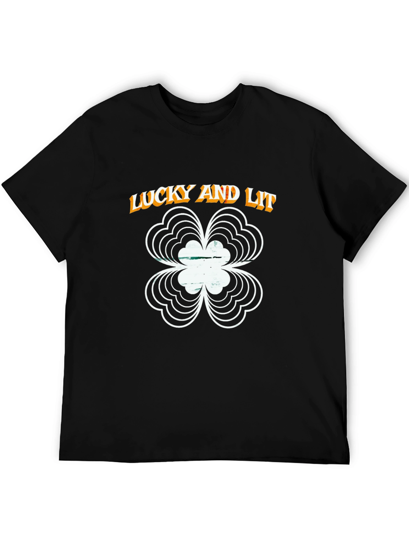 Lucky and Lit Clover Graphic Tee