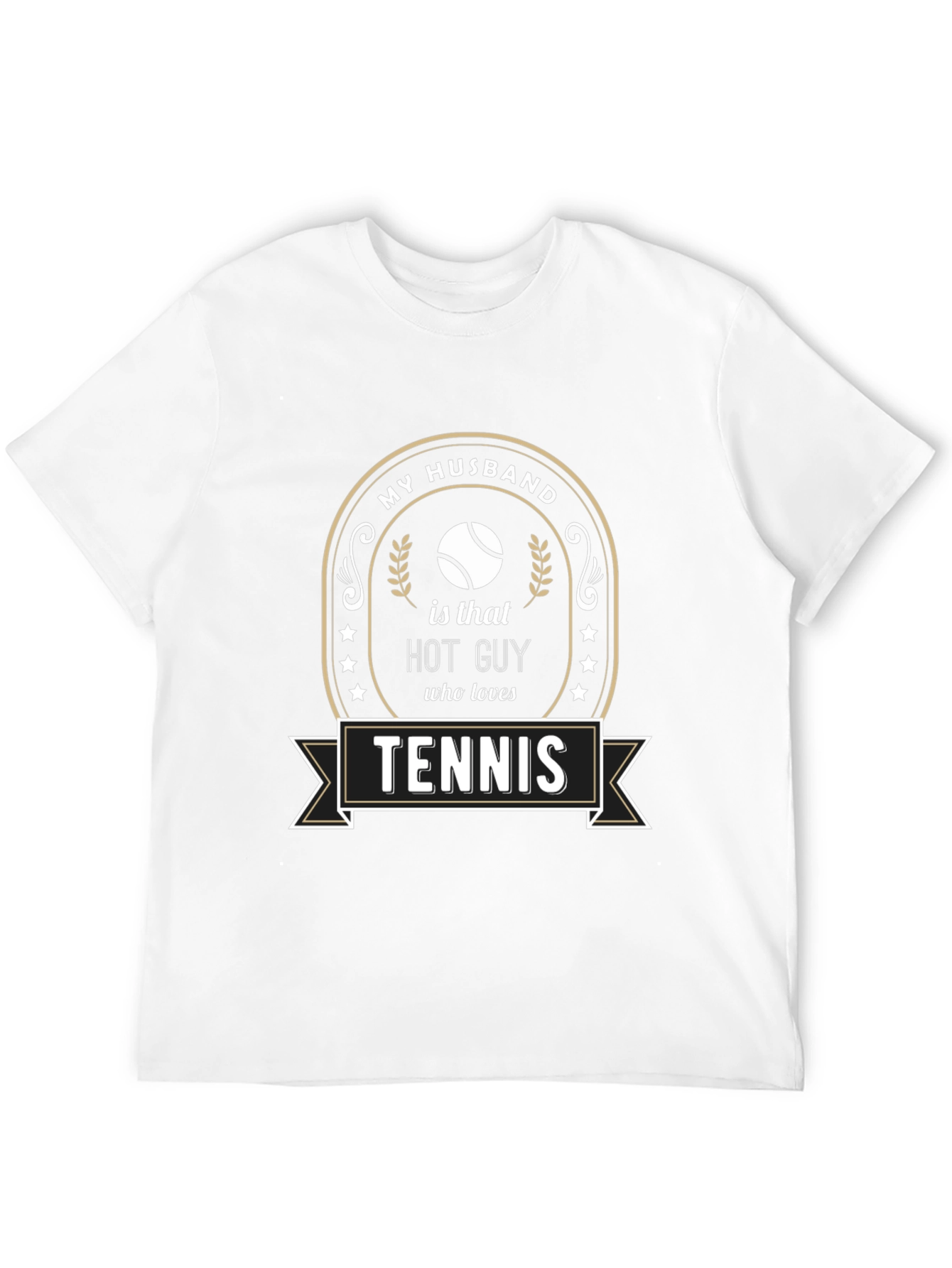 My Husband Tennis Lover Funny Graphic T-Shirt