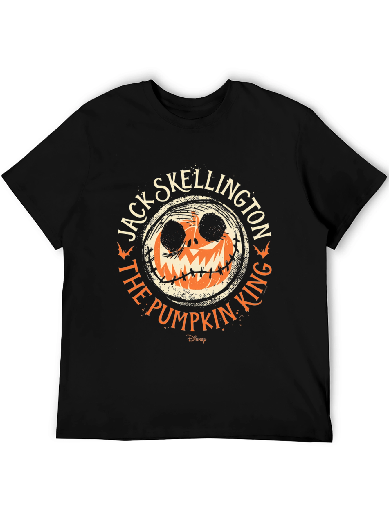 Jack Skellington Pumpkin King Black T-Shirt