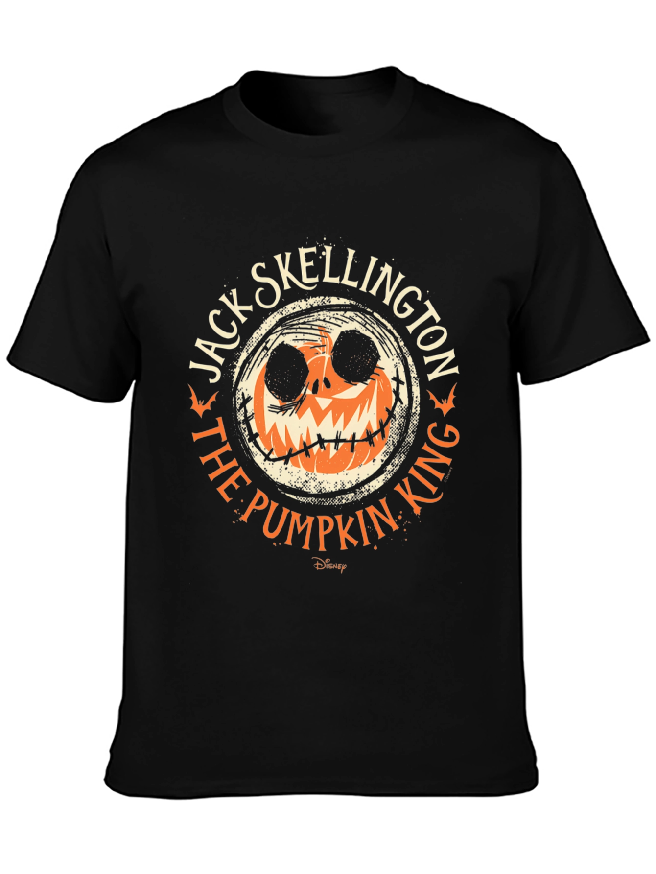 Jack Skellington Pumpkin King Black T-Shirt