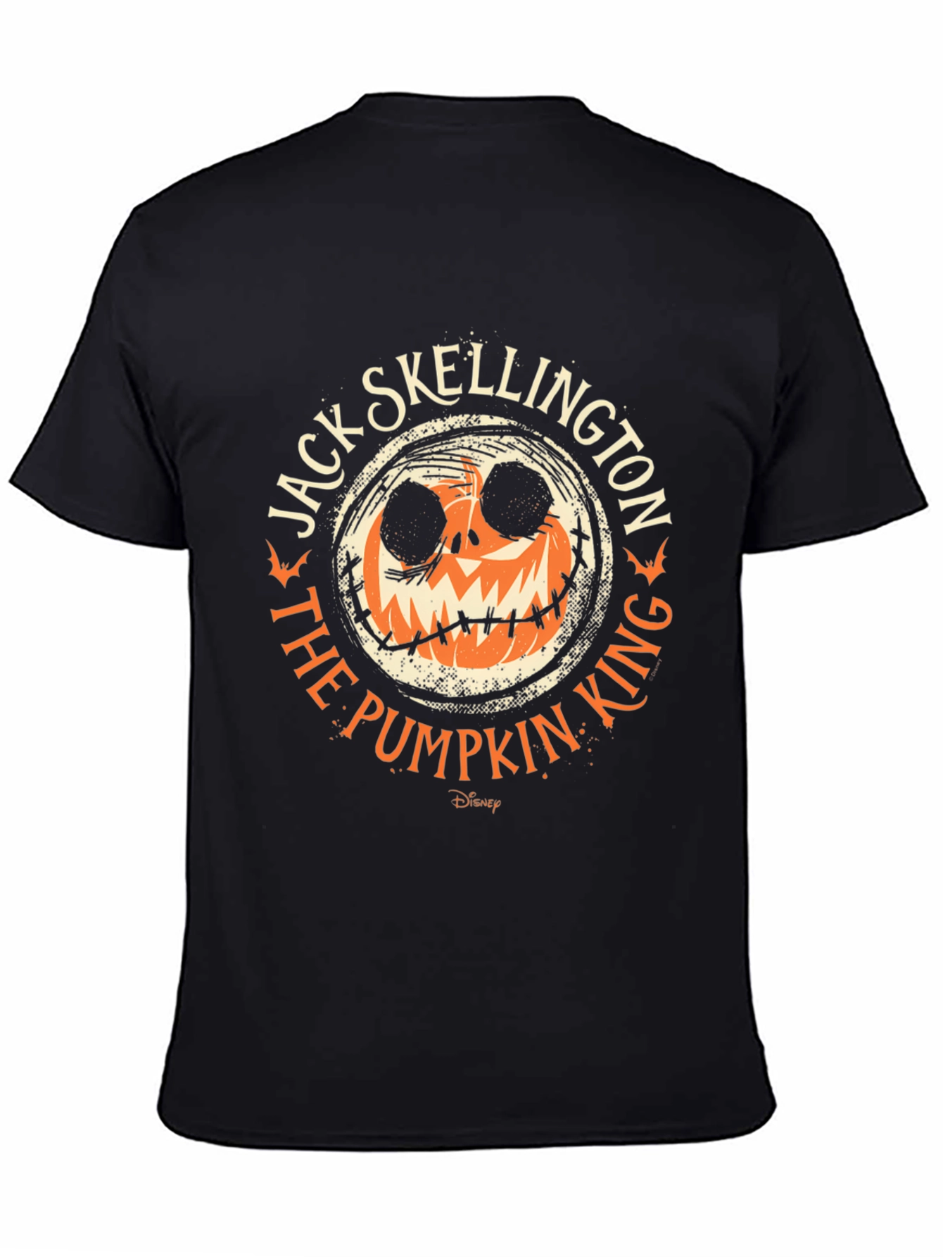 Jack Skellington Pumpkin King Black T-Shirt