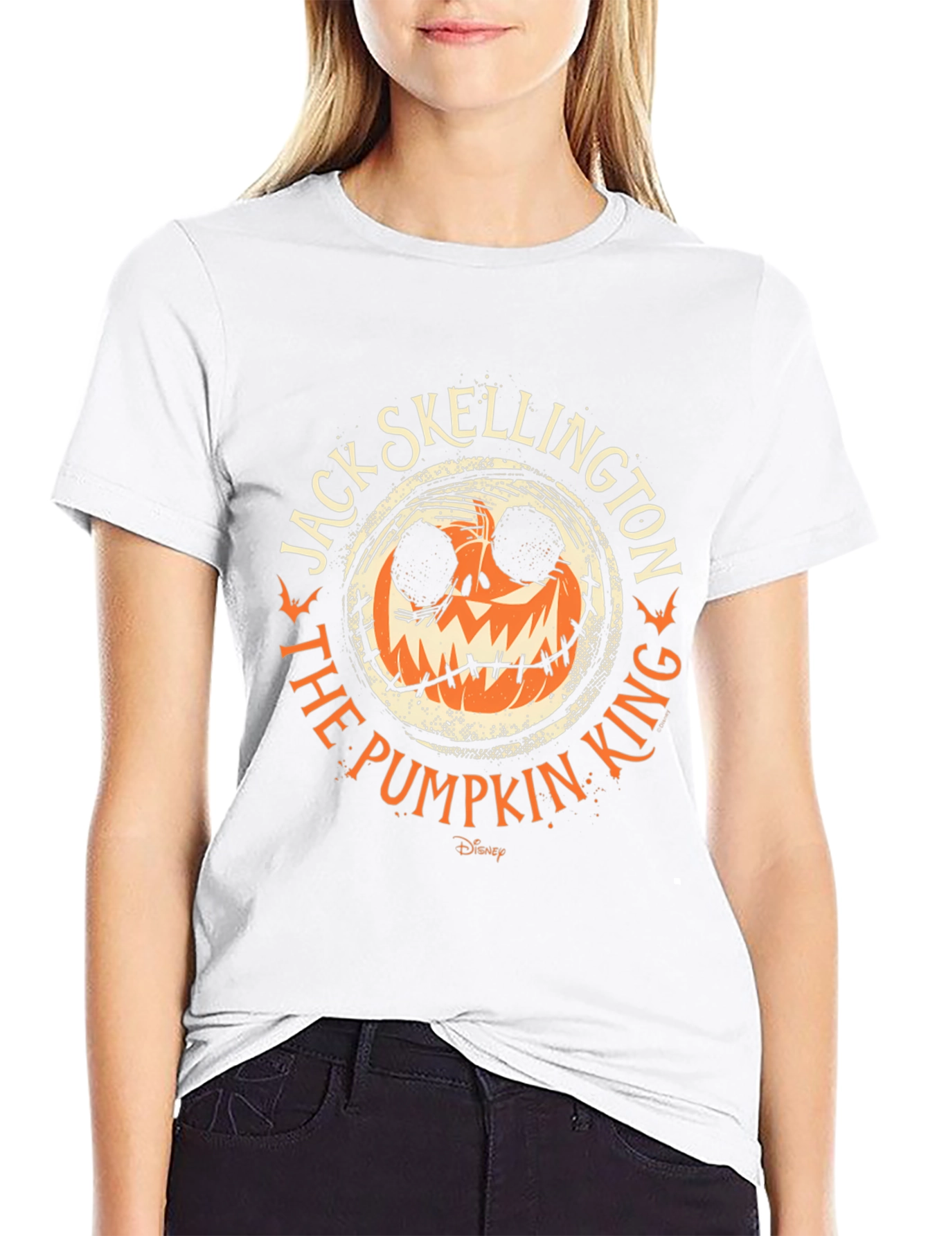 Jack Skellington Pumpkin King Black T-Shirt