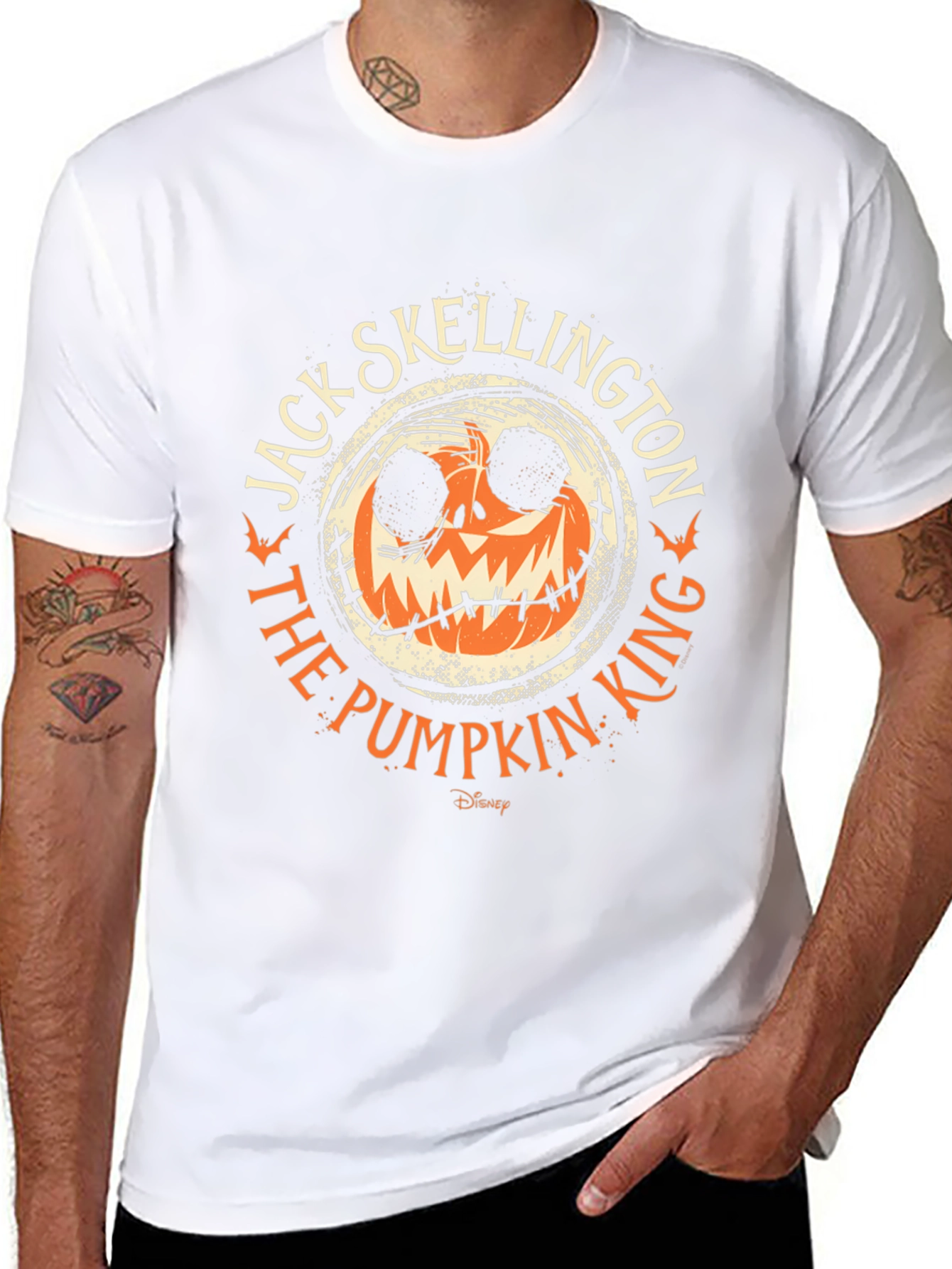 Jack Skellington Pumpkin King Black T-Shirt