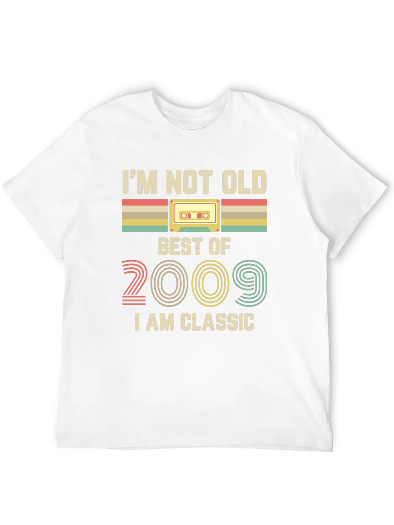Im Not Old Im Classic 2009 Cassette Tape T-Shirt