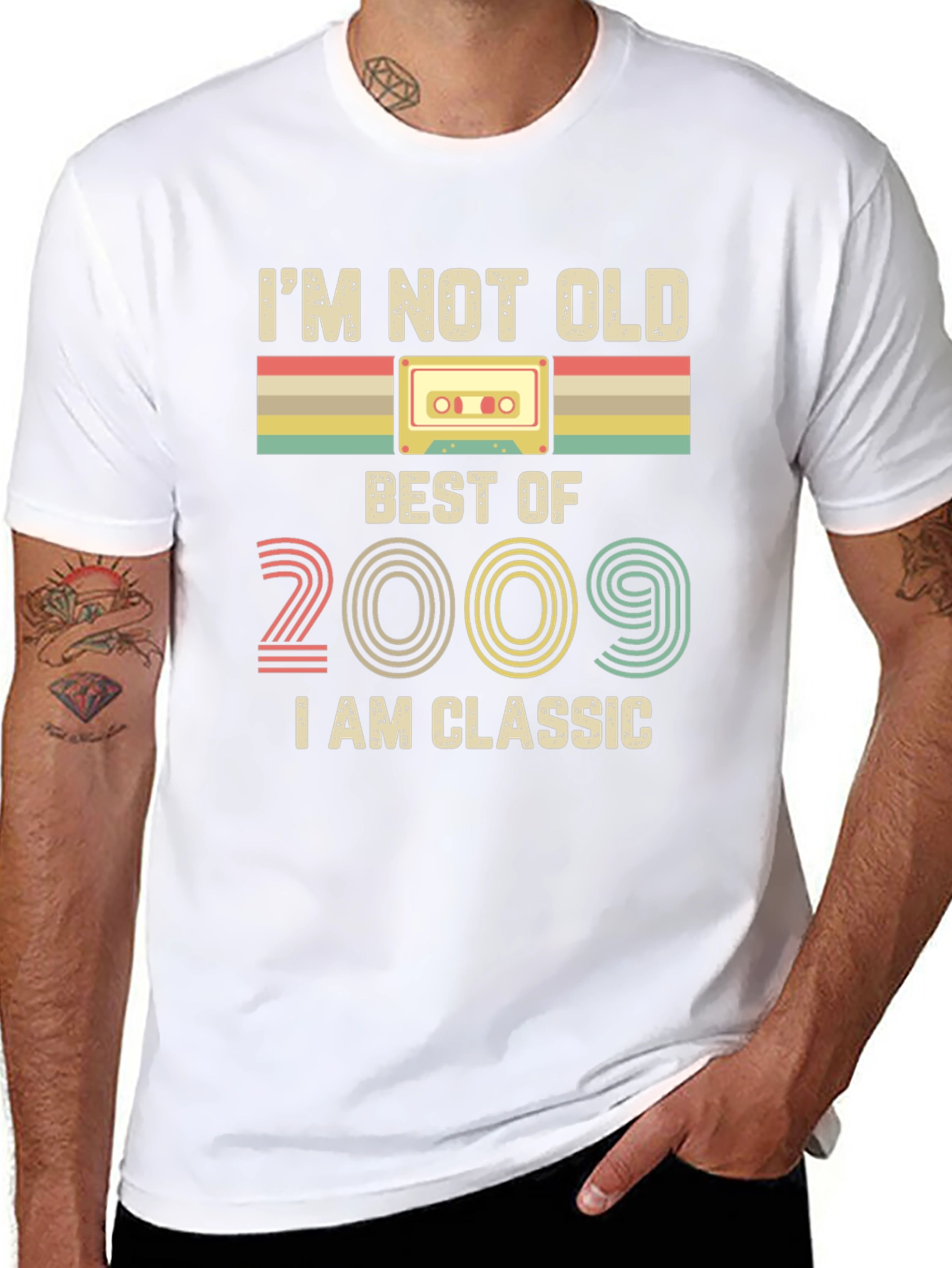 Im Not Old Im Classic 2009 Cassette Tape T-Shirt