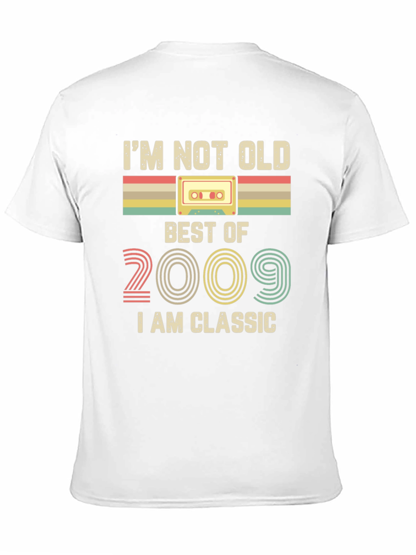 Im Not Old Im Classic 2009 Cassette Tape T-Shirt