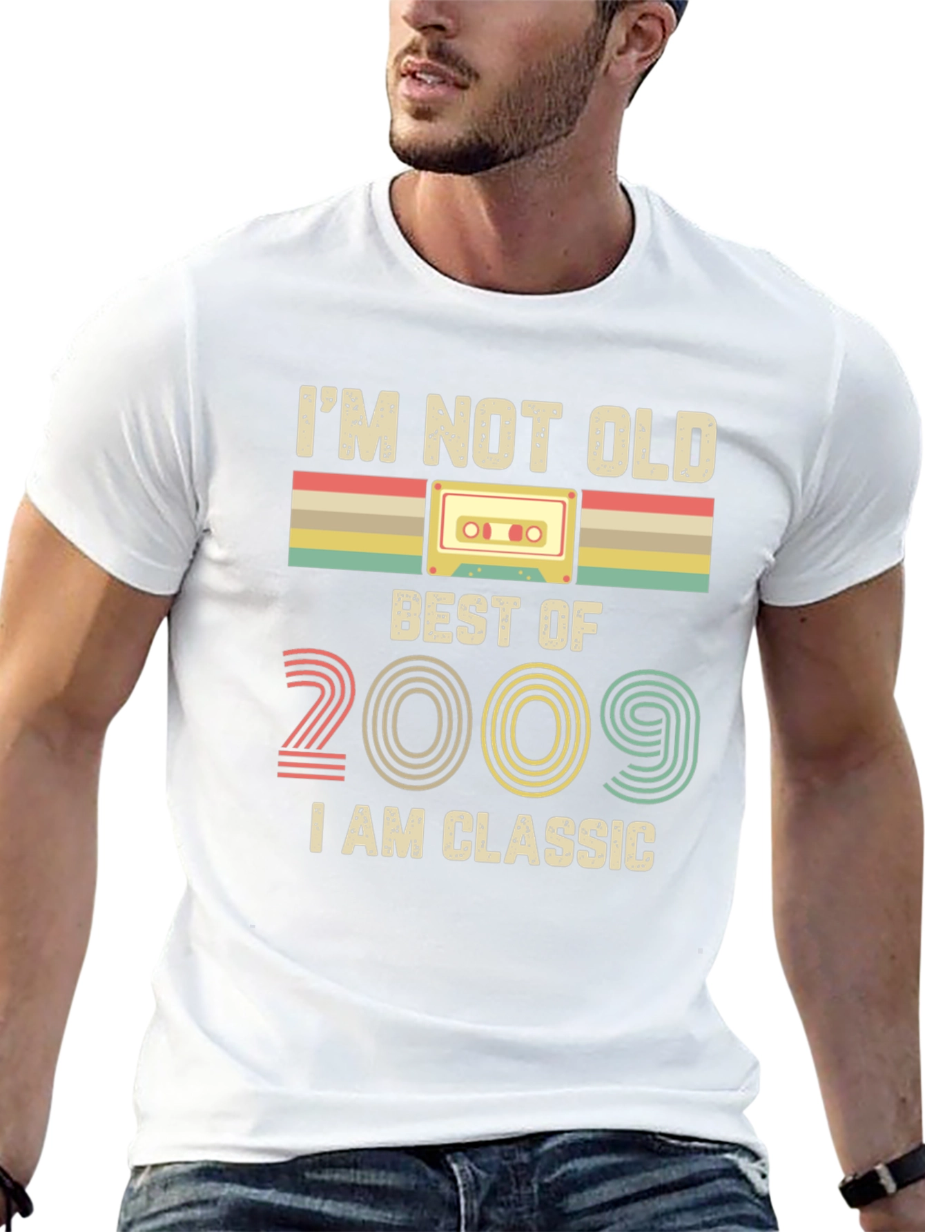 Im Not Old Im Classic 2009 Cassette Tape T-Shirt
