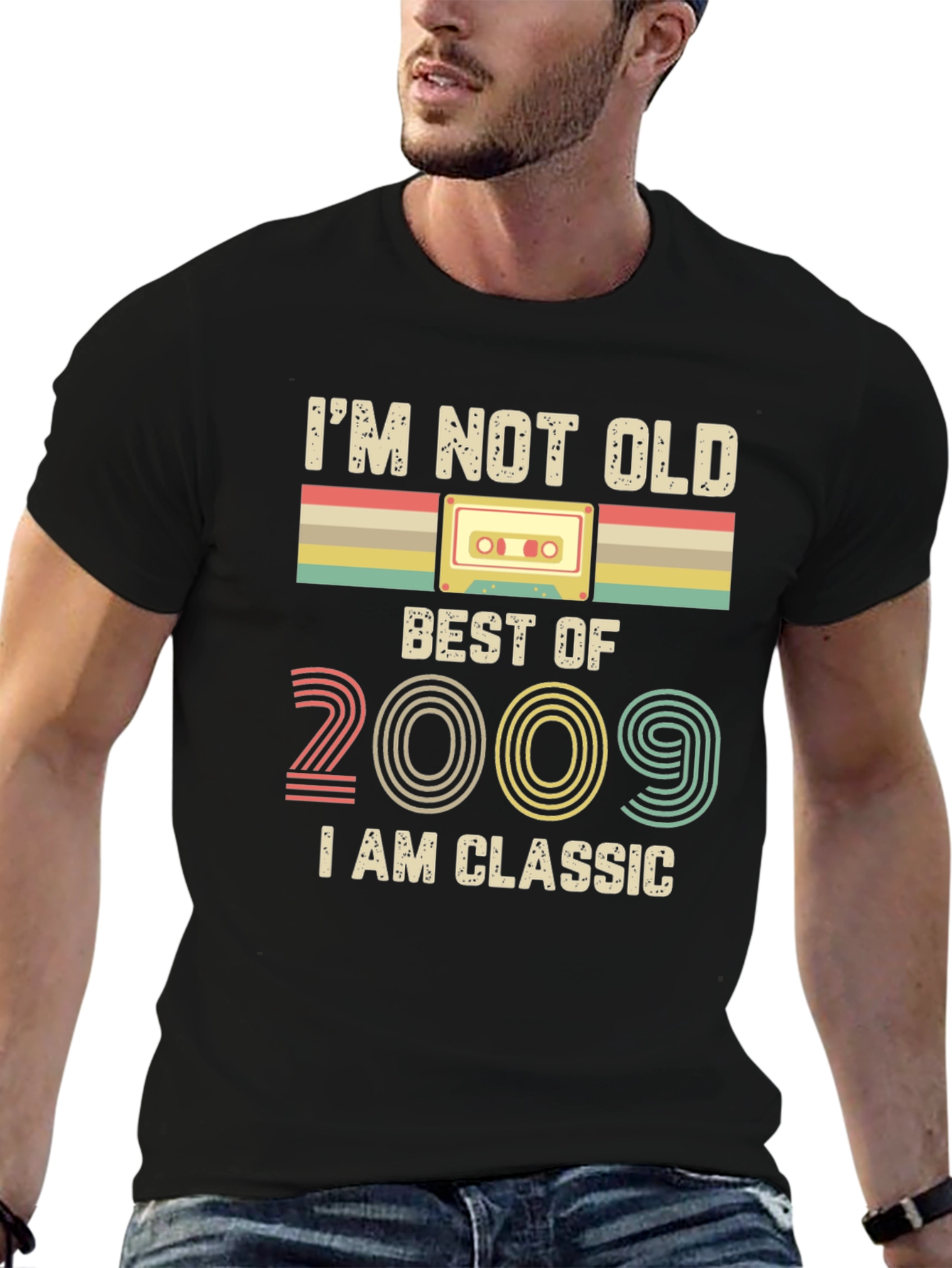 Im Not Old Im Classic 2009 Cassette Tape T-Shirt