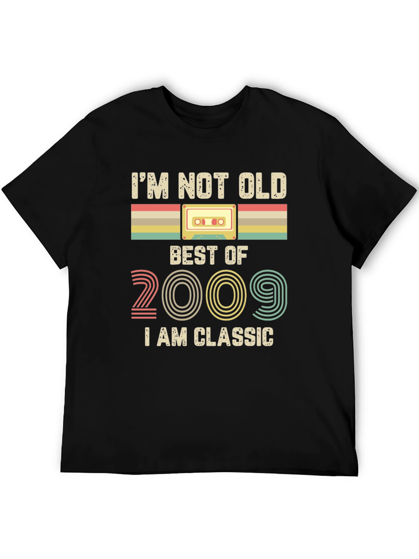 Im Not Old Im Classic 2009 Cassette Tape T-Shirt